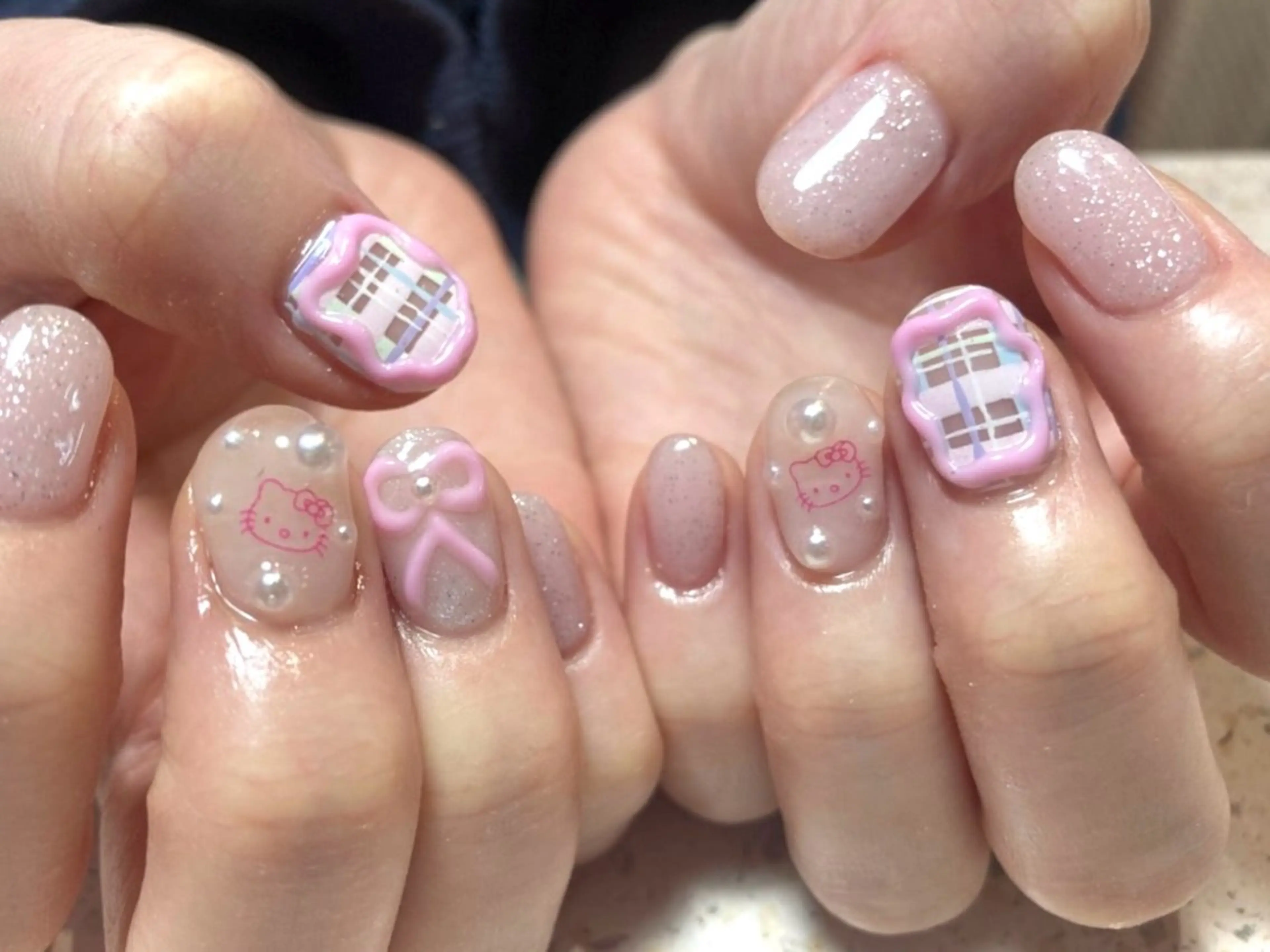 ネイル ハンドネイル kirakira omemeのネイルデザイン