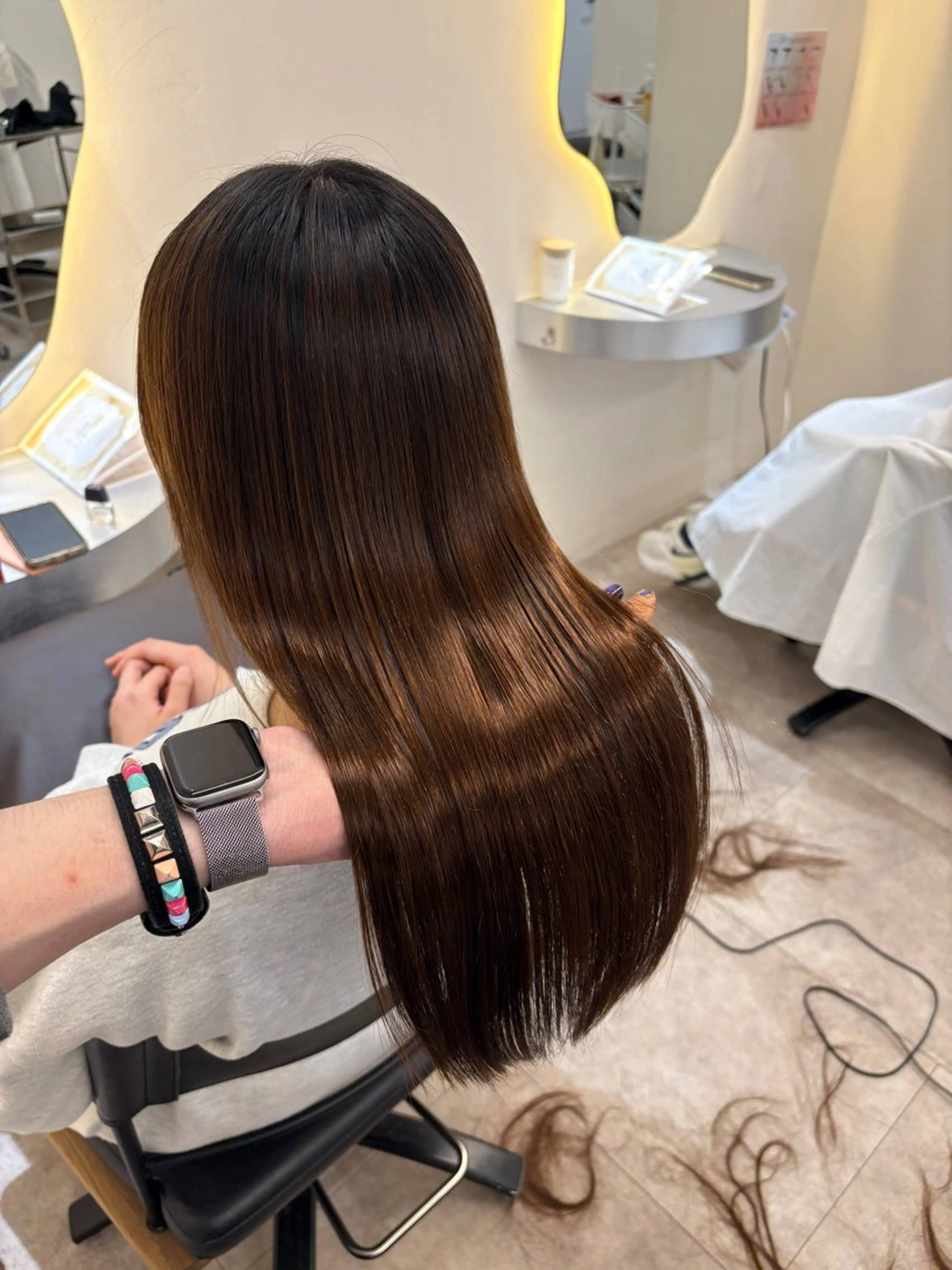 ロング 縮毛矯正 Defi ジュンキのヘアスタイル