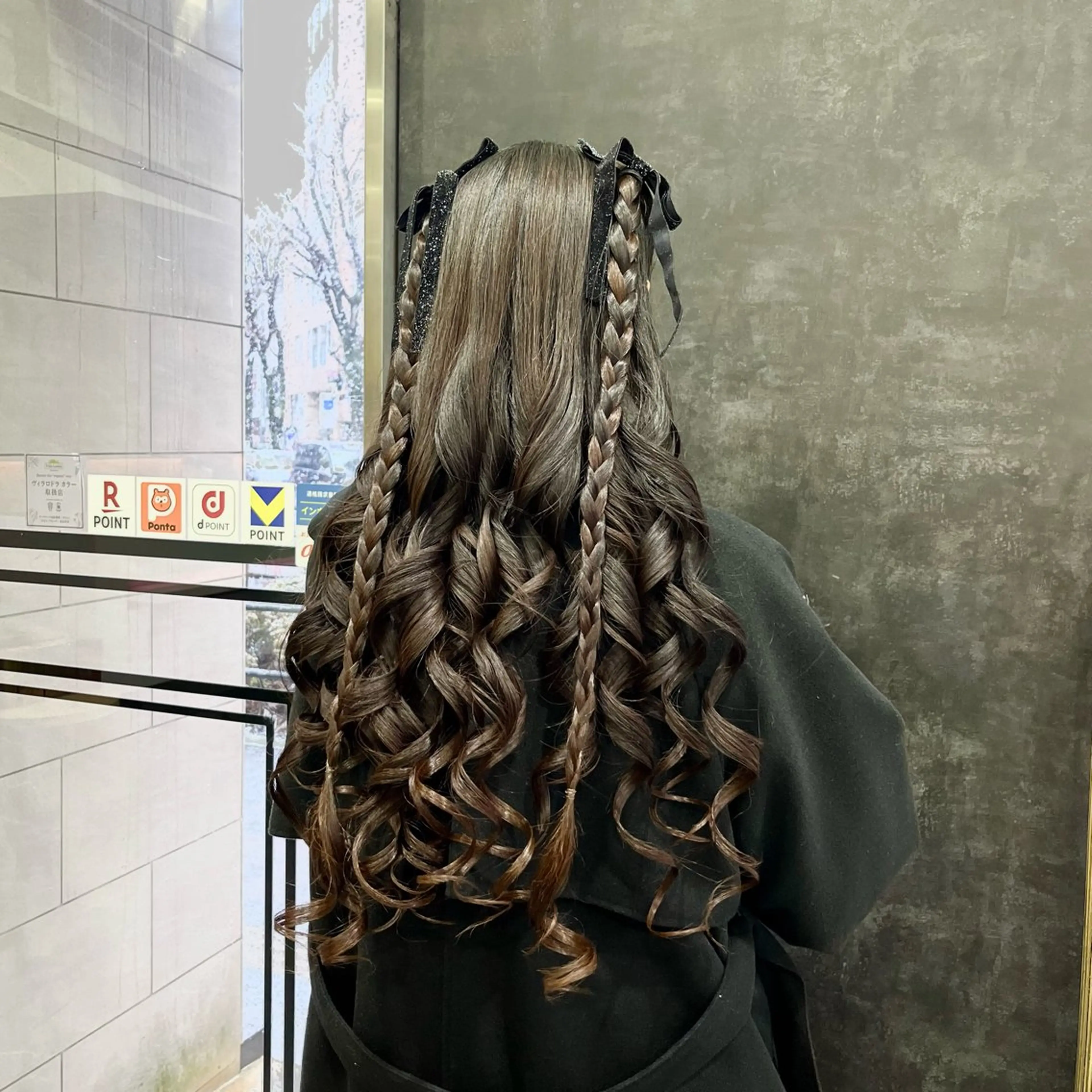 ロング ヘアアレンジ ヘアセット ヘアセット/透明感 カラー/あんりんのヘアスタイル