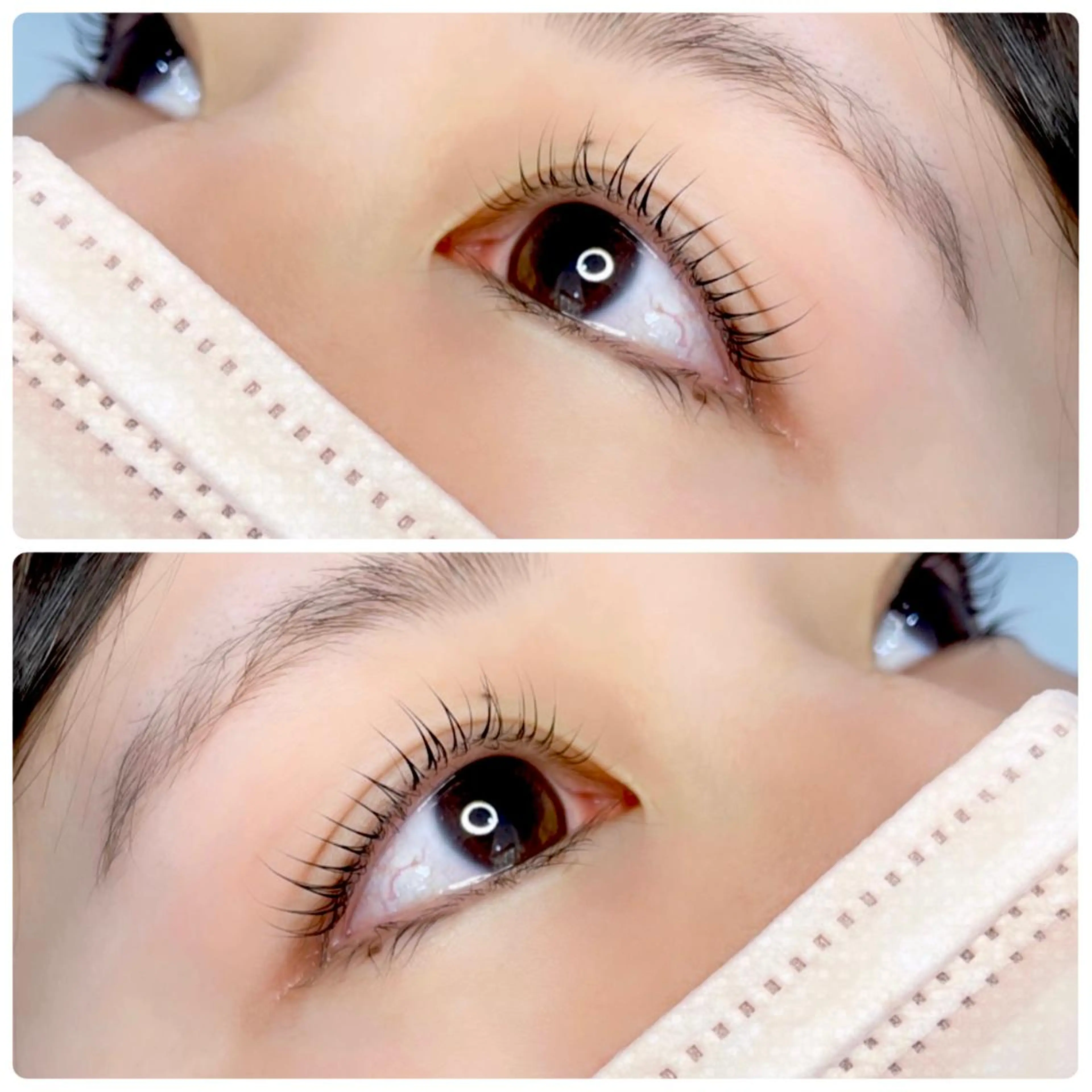 マツエク・マツパ 韓国風マツエク パリジェンヌラッシュリフト まつげパーマ 一重×まつ毛パーマ ワンホンマツエク erica💐 ma'amのマツエク・マツパデザイン