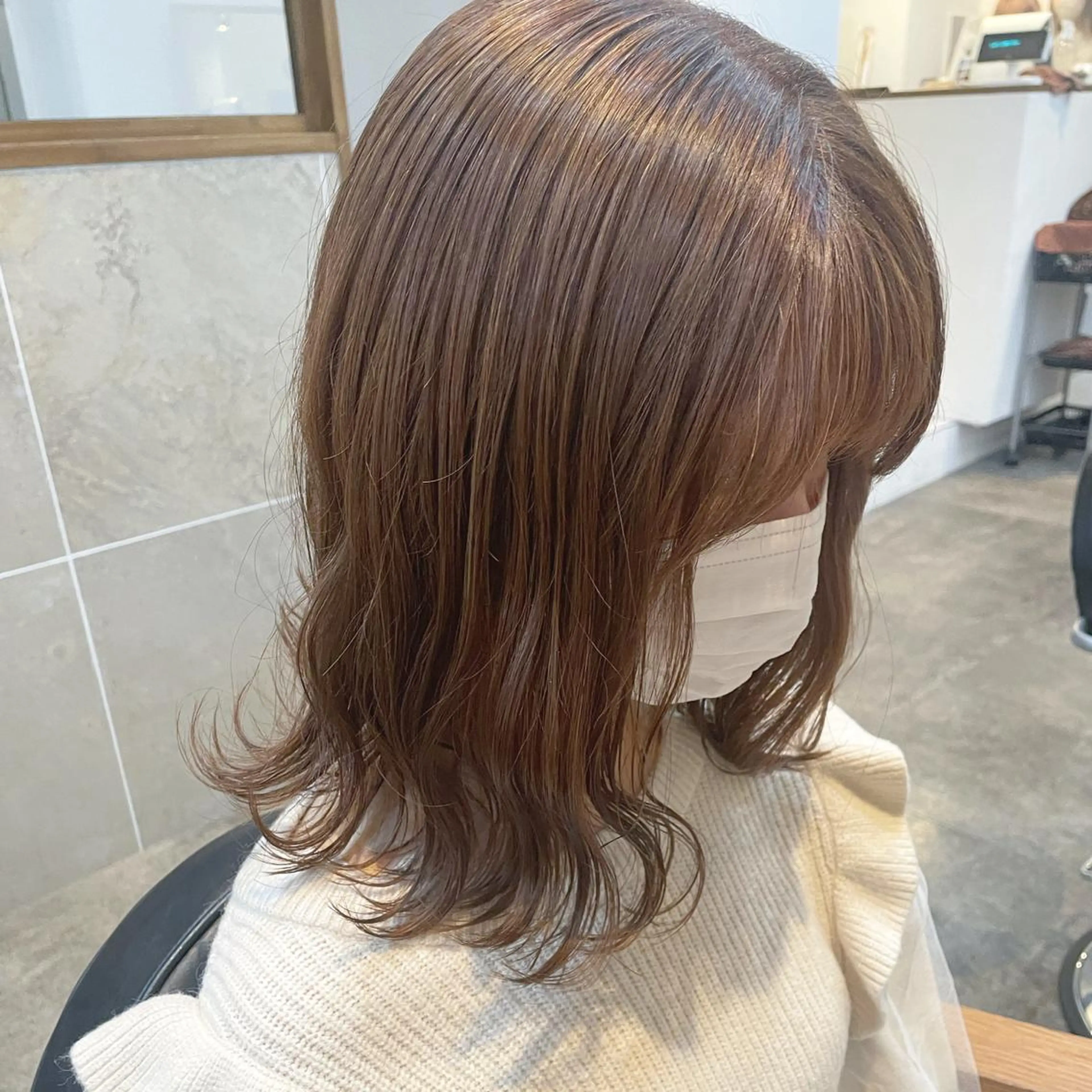 艶カラー＋艶トリートメントの写真