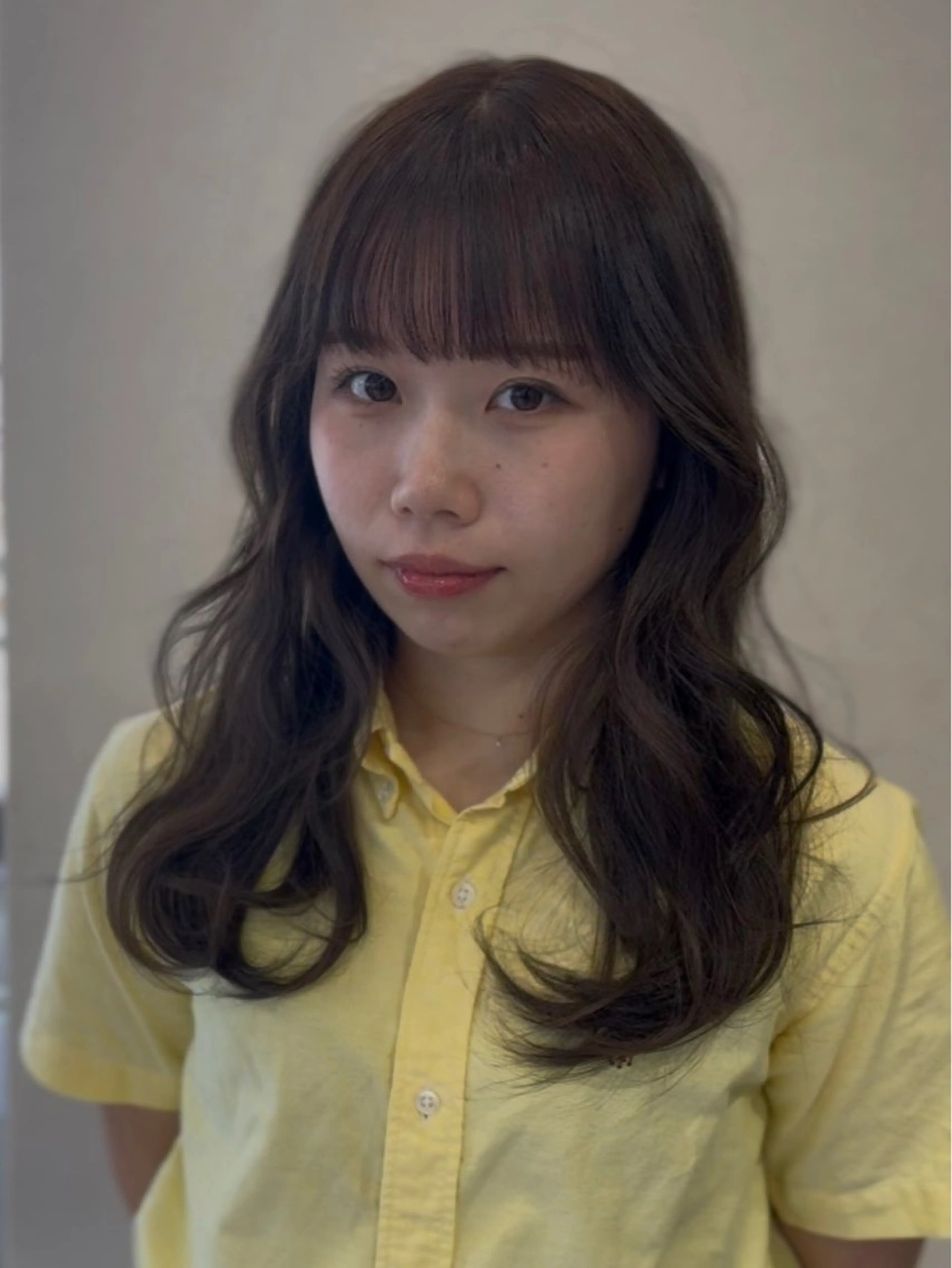 カラー 透明感カラー グレージュ 髪質改善 ヘアカラー トリートメント ao - 赤み消し ベージュ/大阪梅田のヘアスタイル