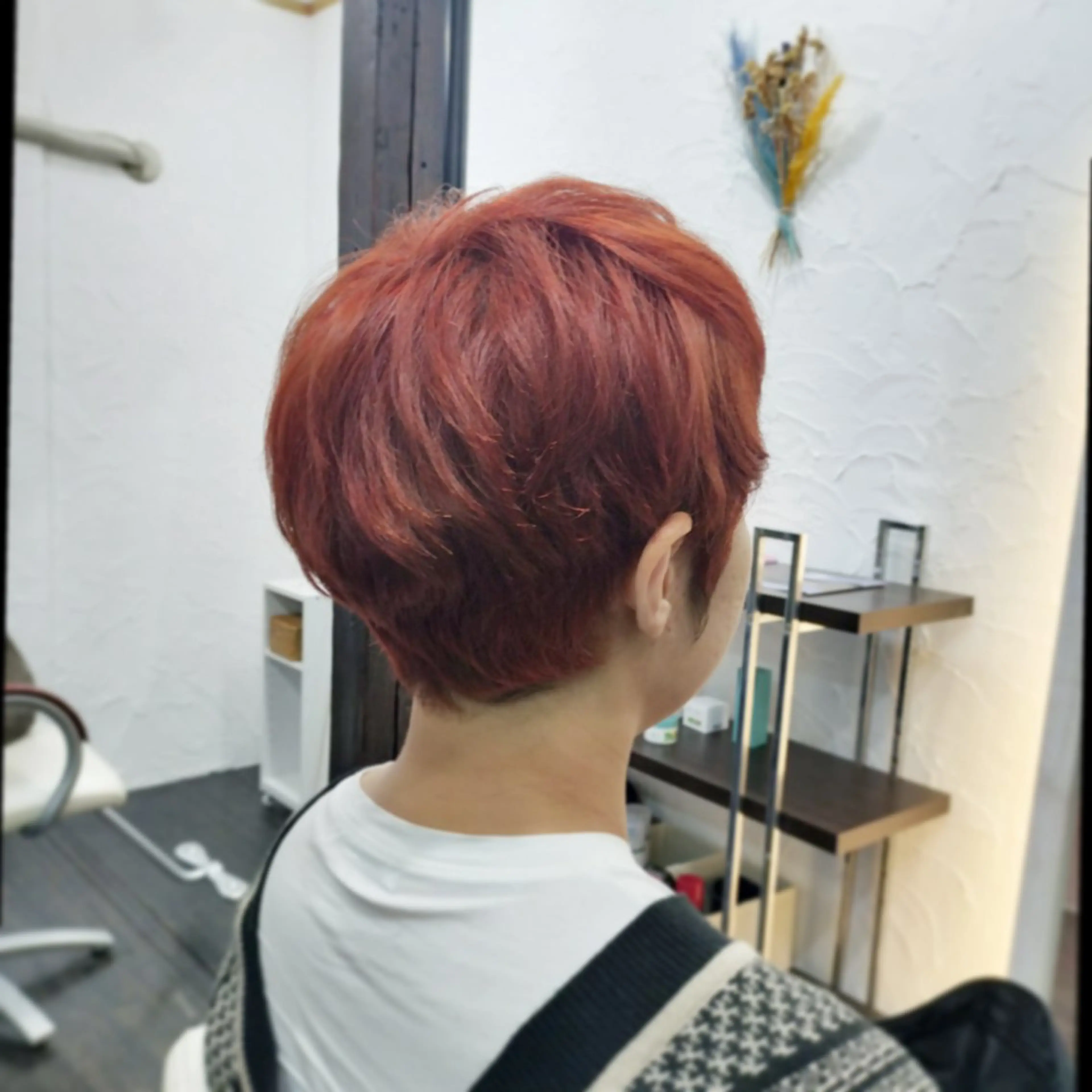 ショート カラー カット ヘアカラー トリートメント hair&make yurau所属・古民家ｻﾛﾝ/みうら あや\ﾏﾝﾂｰﾏﾝのヘアスタイル