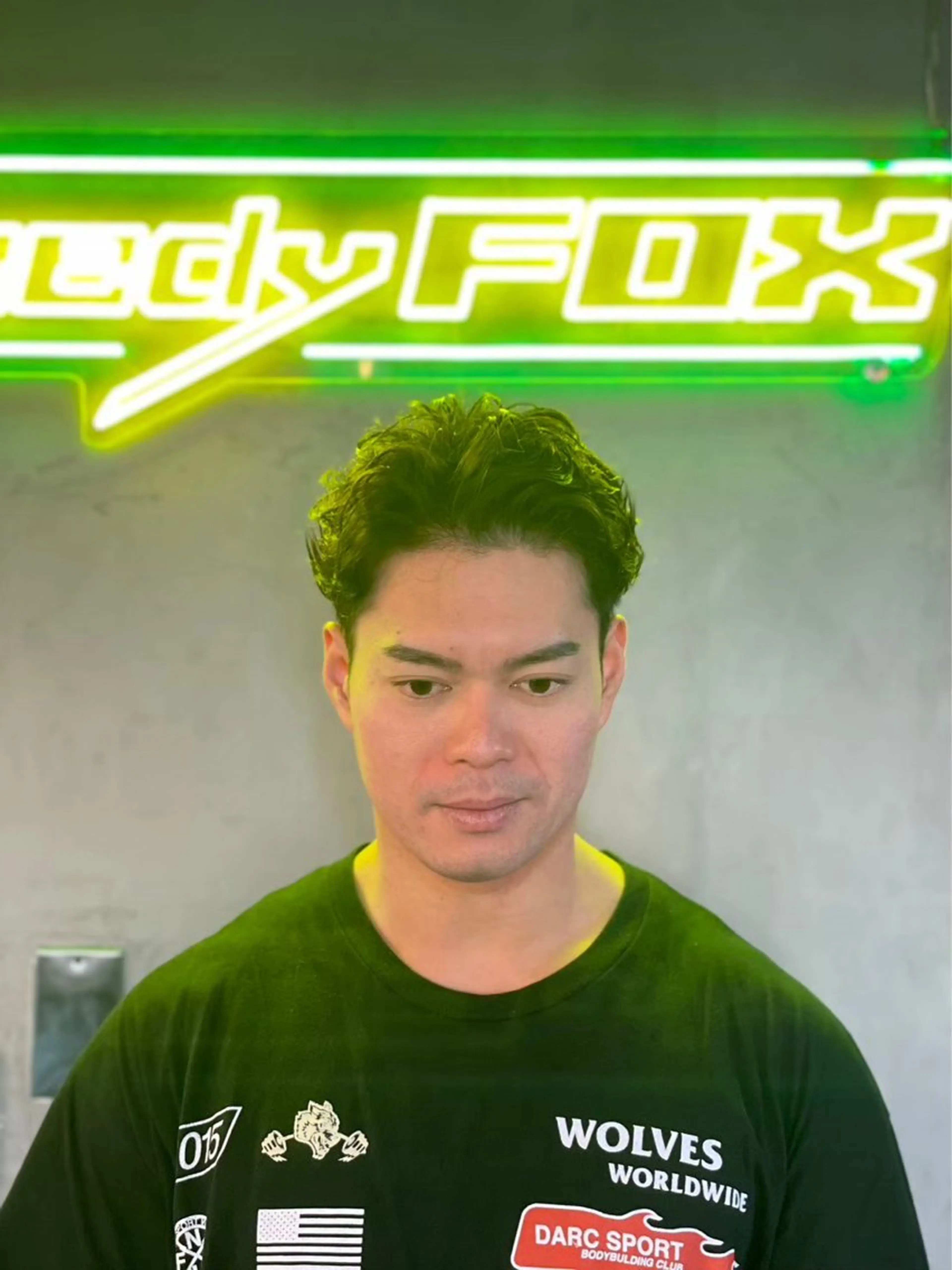 ミディアム パーマ カット パーマ dunhill 斉藤 大樹/メンズカットのヘアスタイル