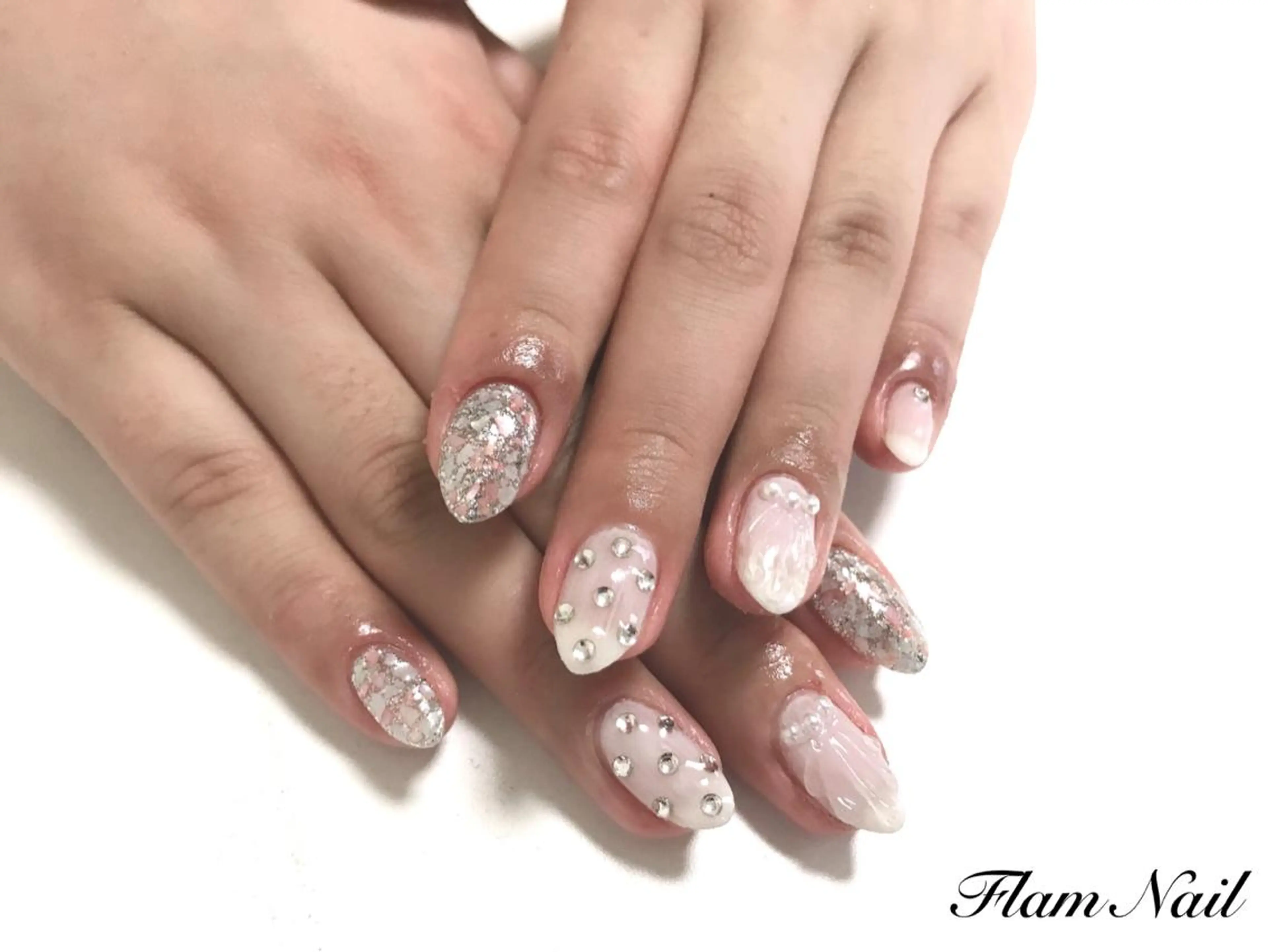ネイル ラメ(グリッター) Flam Nailのネイルデザイン