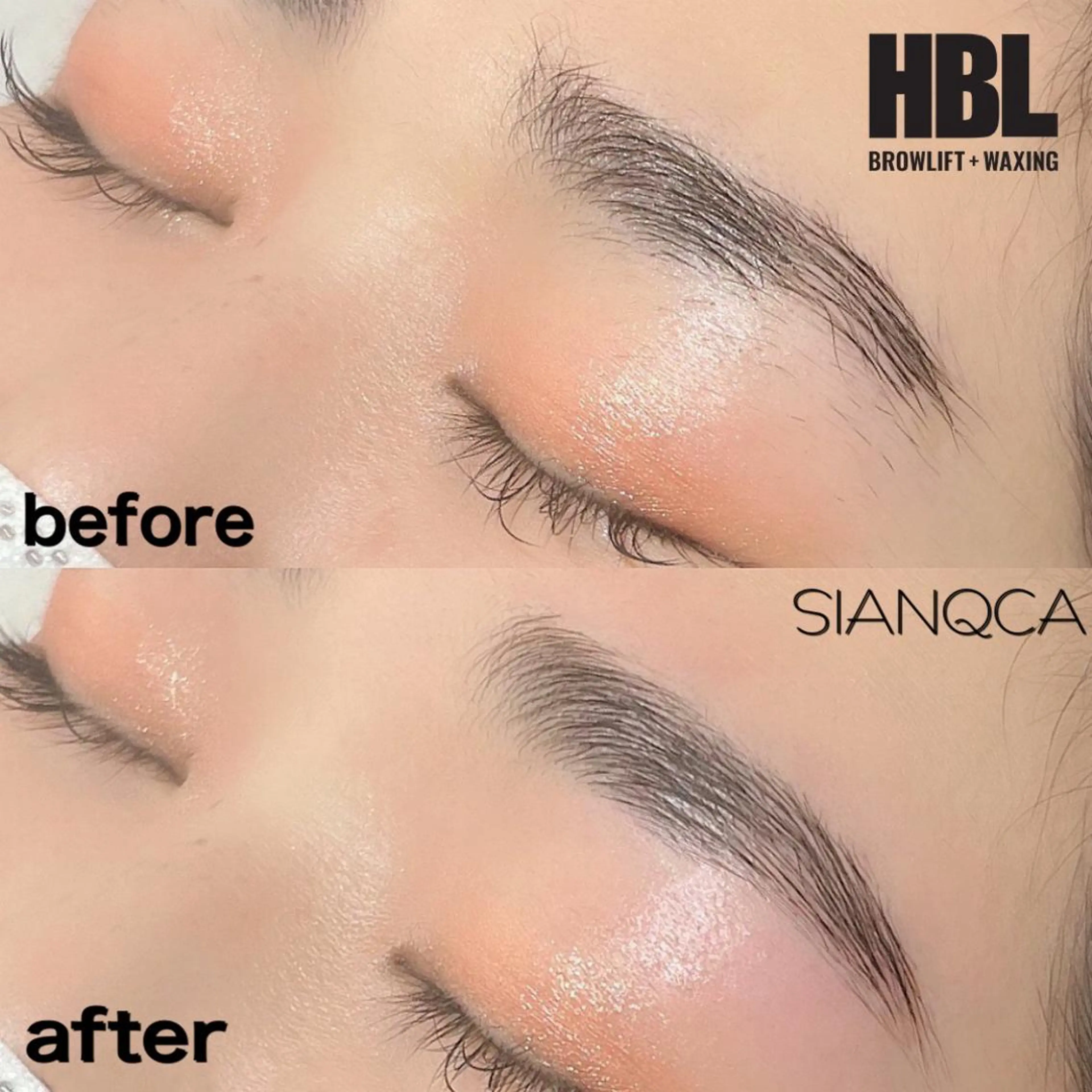 リピーター様限定  超話題HBL ハリウッドブロウリフト 眉毛パーマ＆美眉WAX 眉毛美容液導入付き！7000円の写真