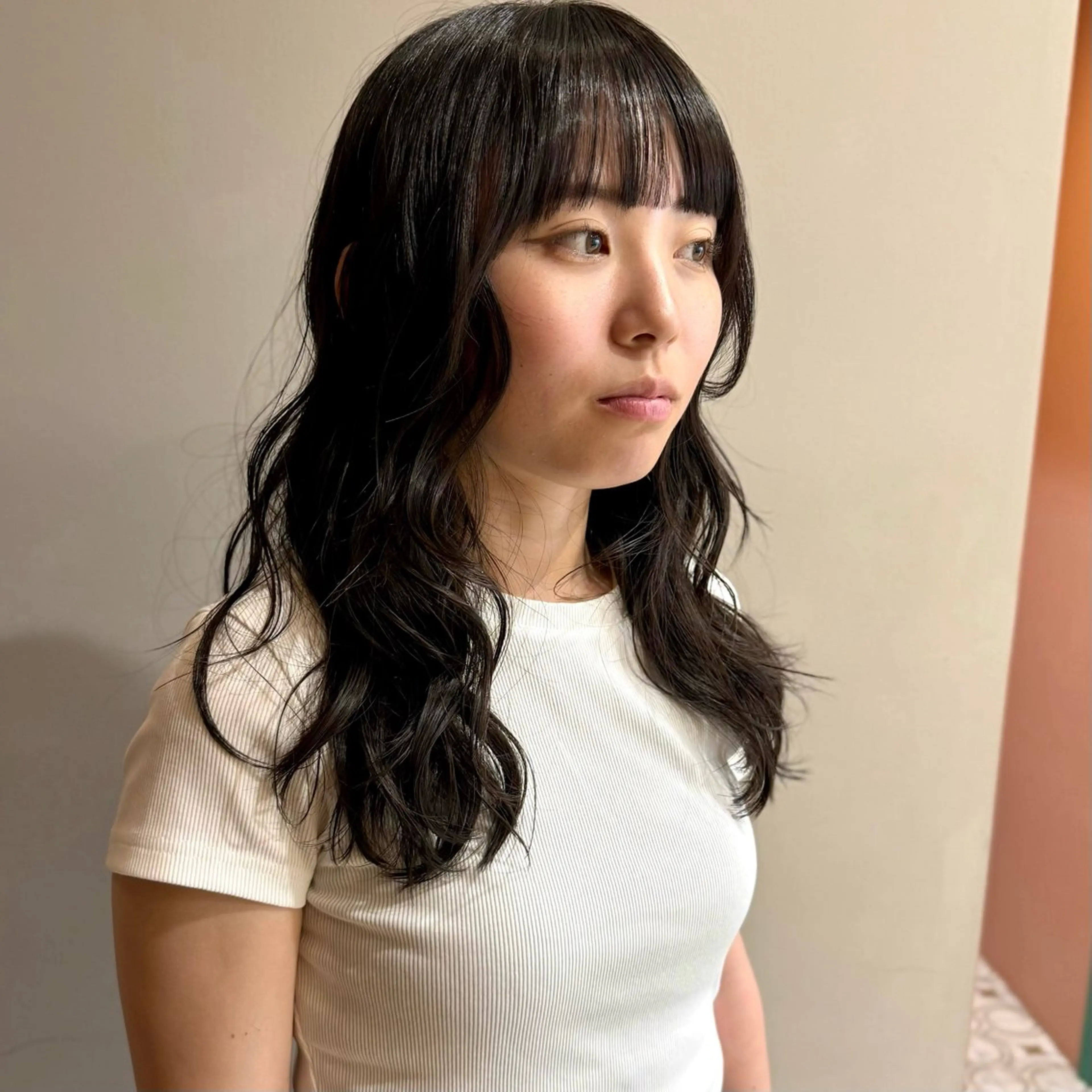 ロング レイヤーカット カット 艶ブリーチカラー✨ ボブレイヤーSakiのヘアスタイル