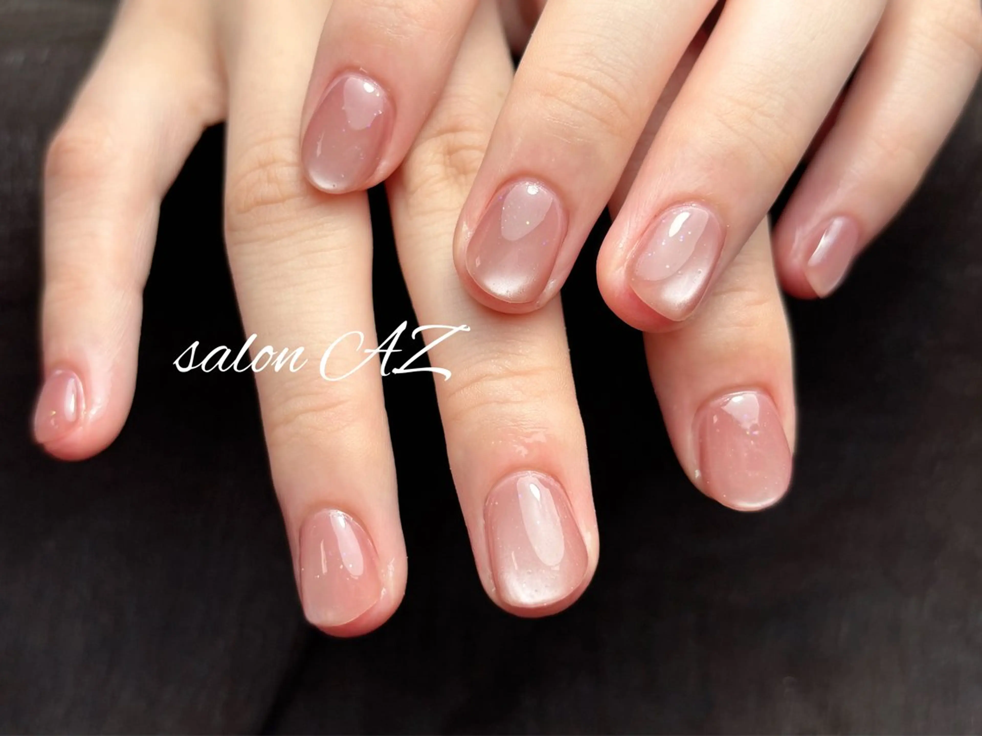 ネイル アートネイル 長さ出し フットネイル フレンチネイル ジェルネイル salon AZのネイルデザイン