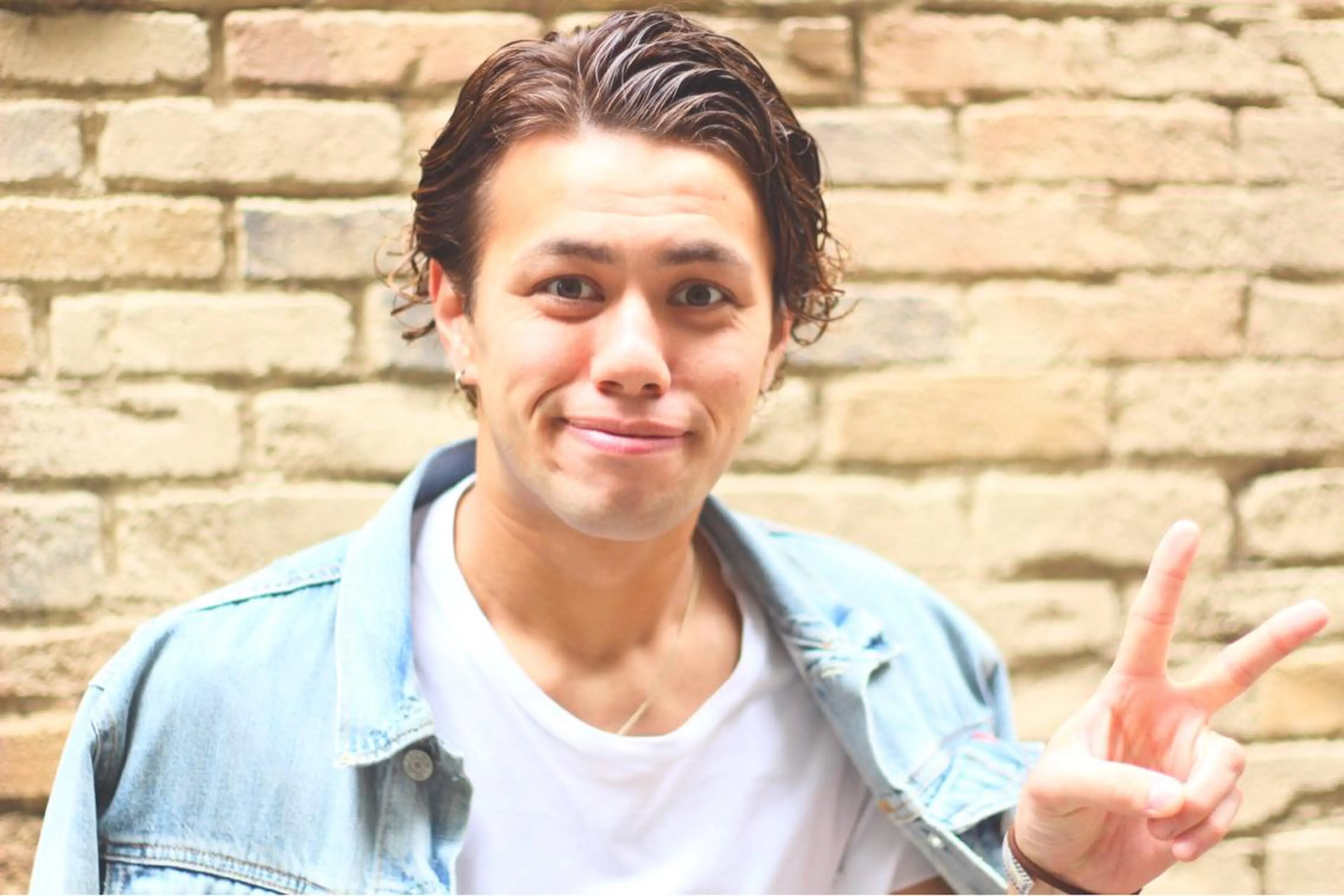 ショート ミディアム パーマ メンズ fhami 店長 髪質改善　DAITOのヘアスタイル