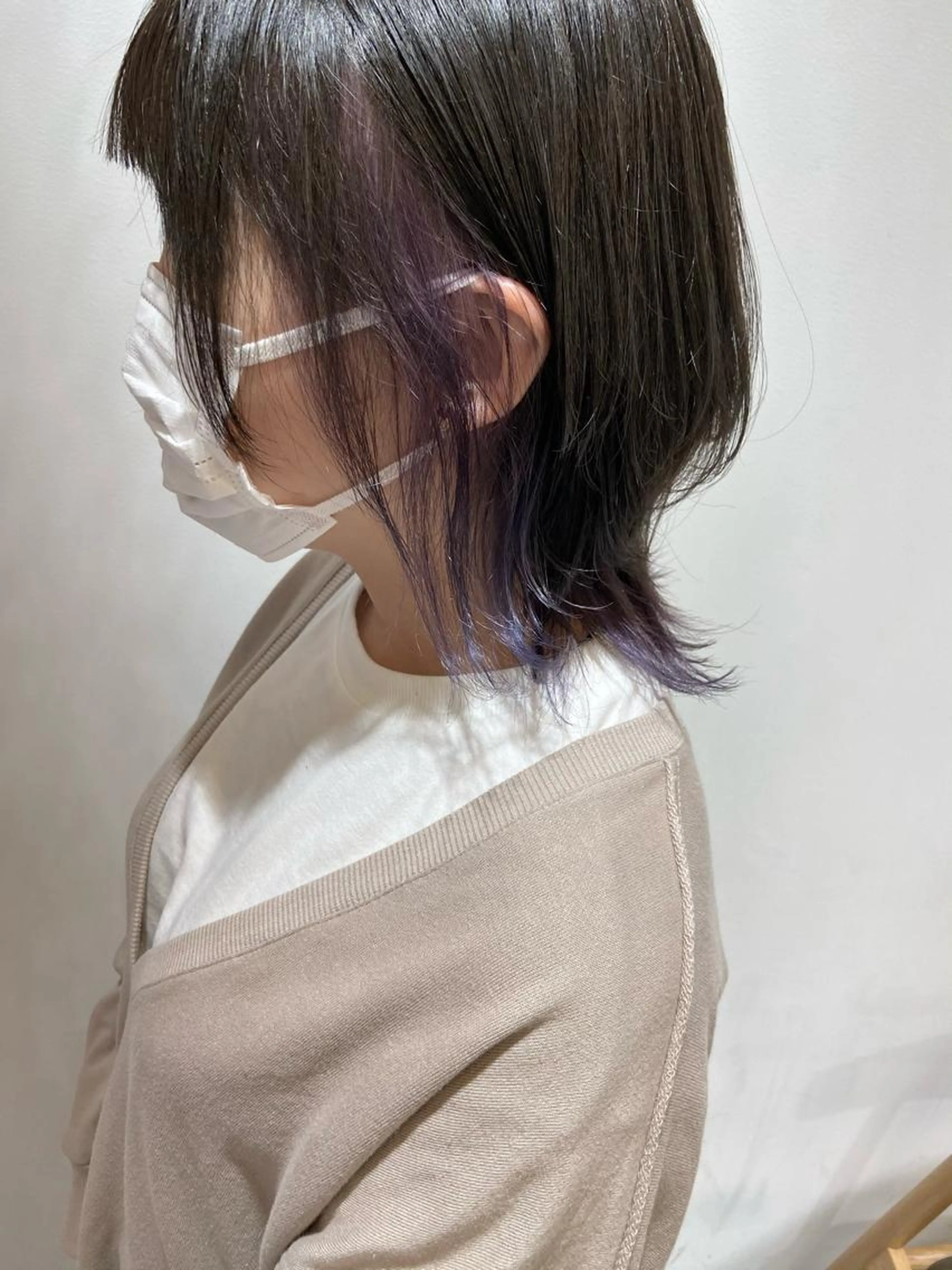 【お悩み解決- ̗̀ ☺︎  ̖́-】こだわりカット‪✂︎‬＋顔周り縮毛矯正＋最高級Aujuaトリートメント🥀𓈒𓂃の写真