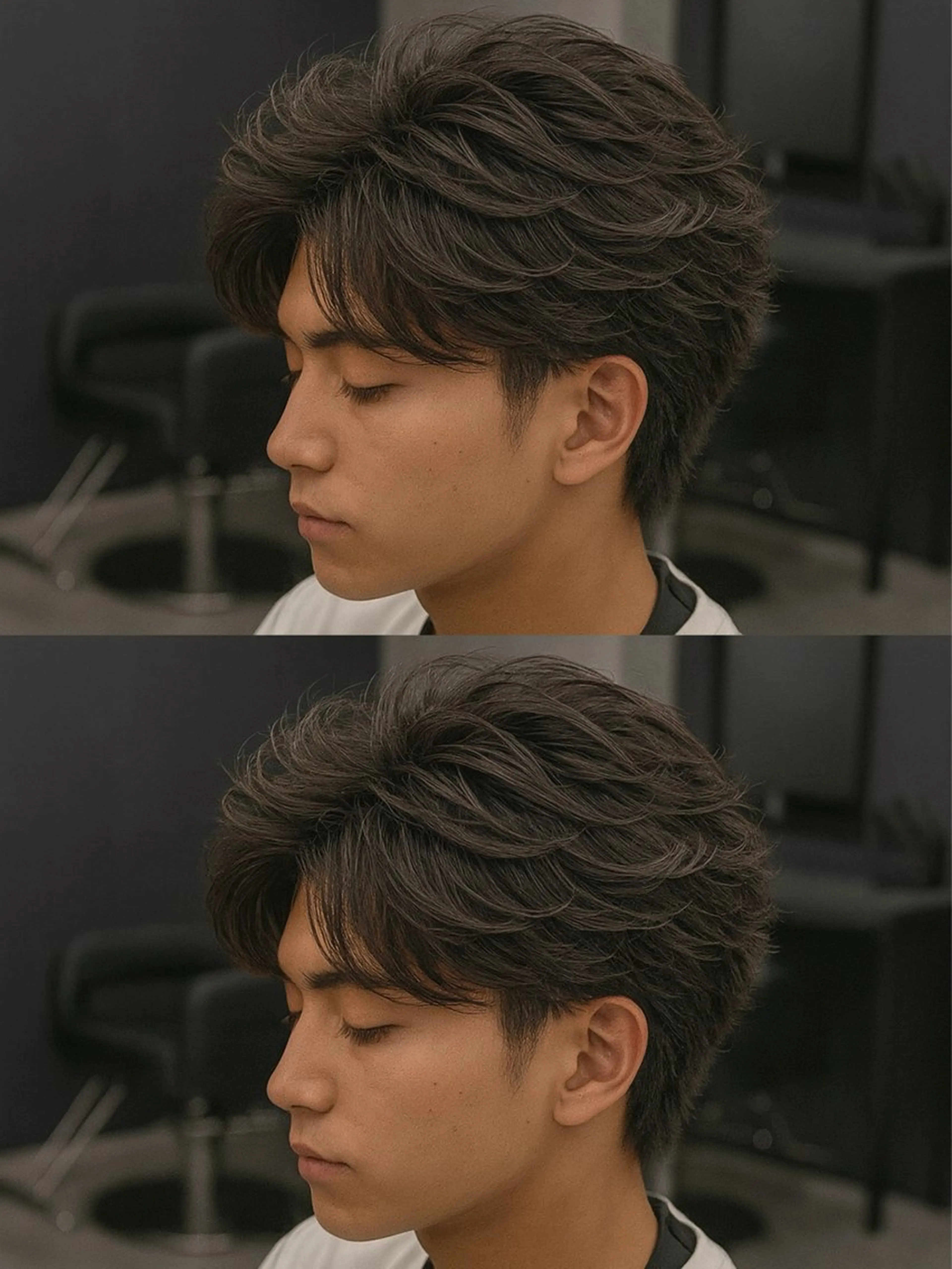 ミディアム パーマ ヘアアレンジ メンズ ミディアムパーマ メンズパーマ メンズツイストパーマ 波巻きパーマ ツイストパーマ カット トリートメント 💥社会人パーマ 小林 海斗💥のヘアスタイル