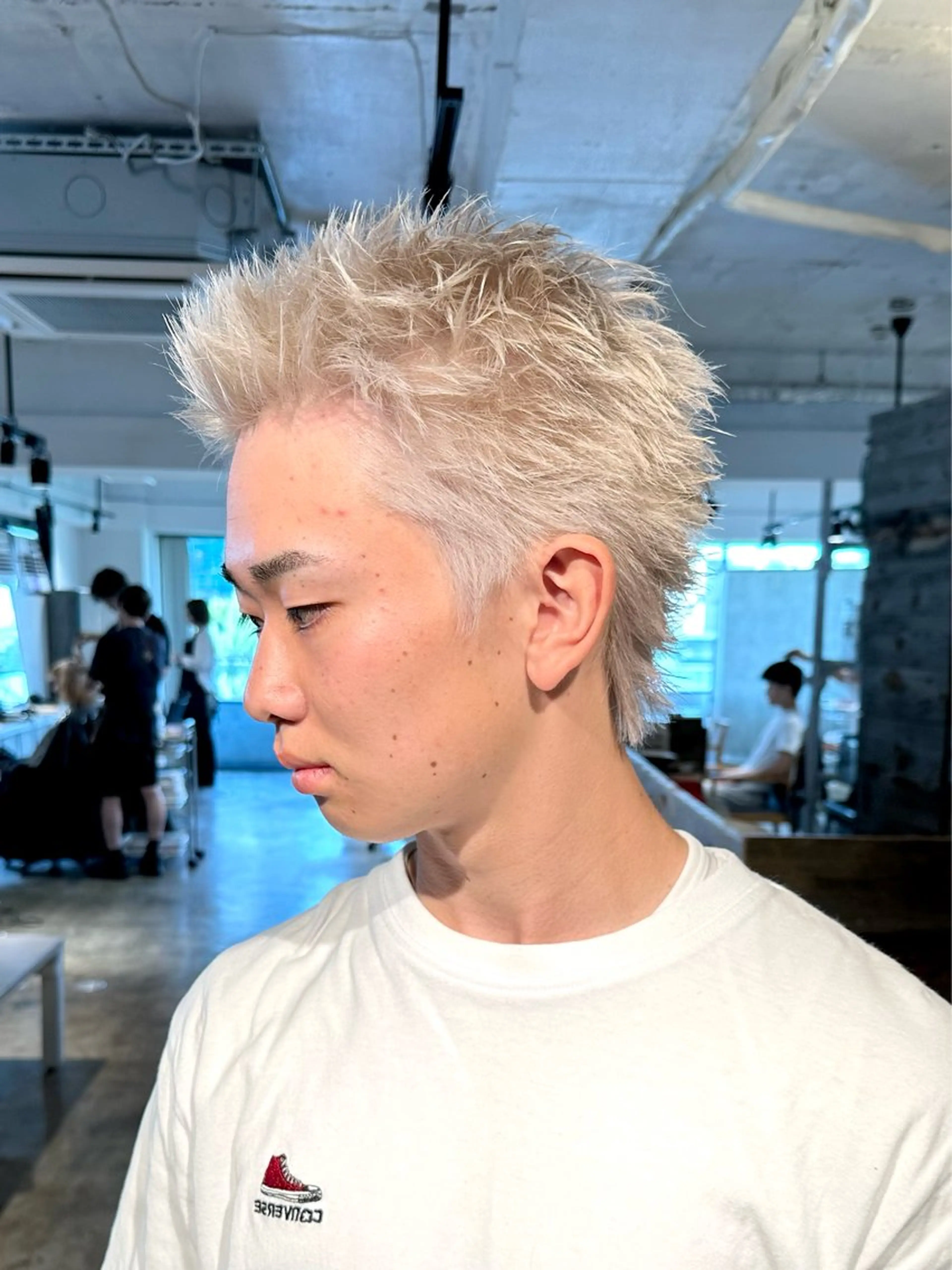 ☘️【Men's限定】💫骨格補正メンズカット＋抜きっぱなしケアブリーチorブリーチ✖️2 onカラー✂︎の写真