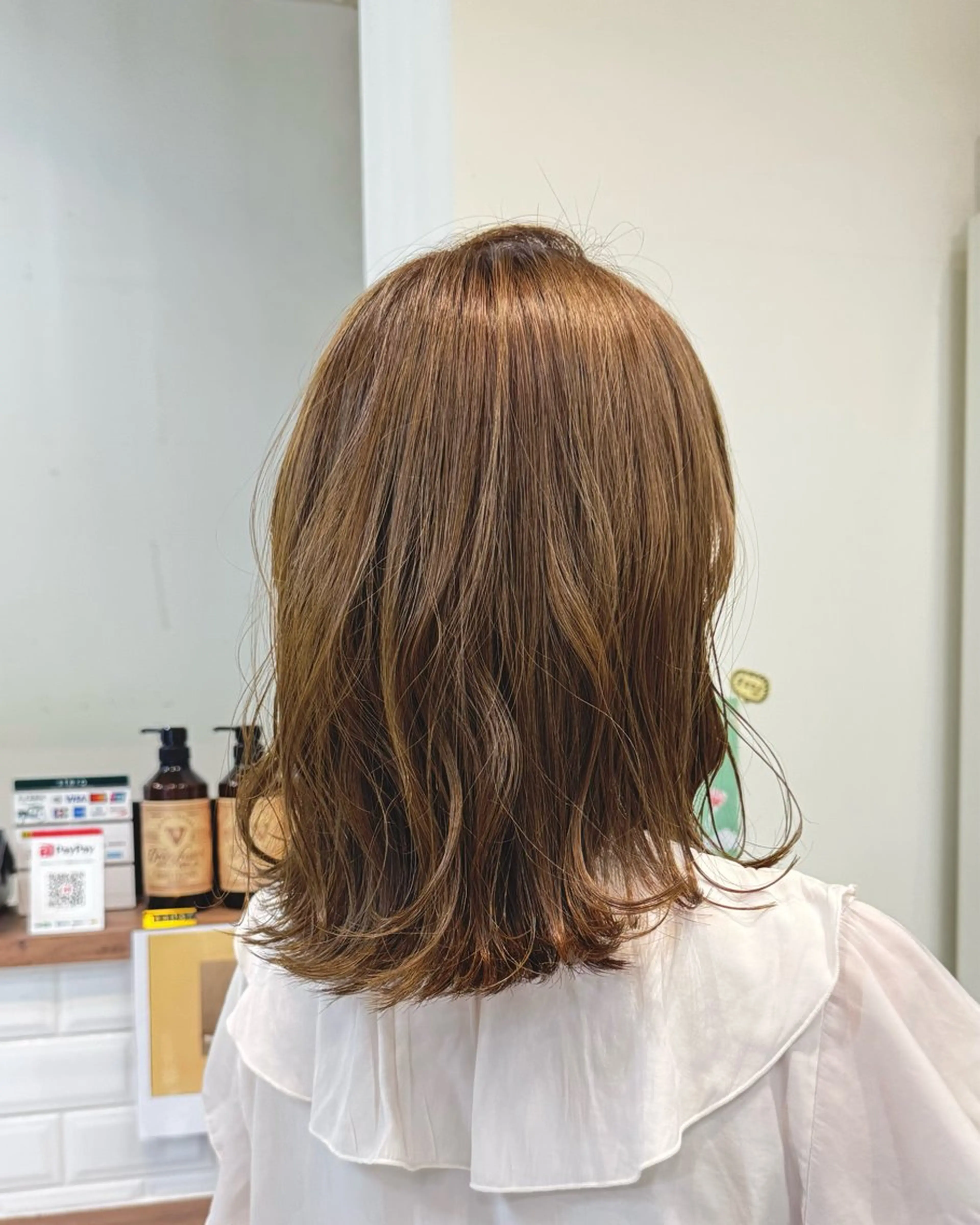 カラー 🫧毛先カット 🫧山中沙希のヘアスタイル