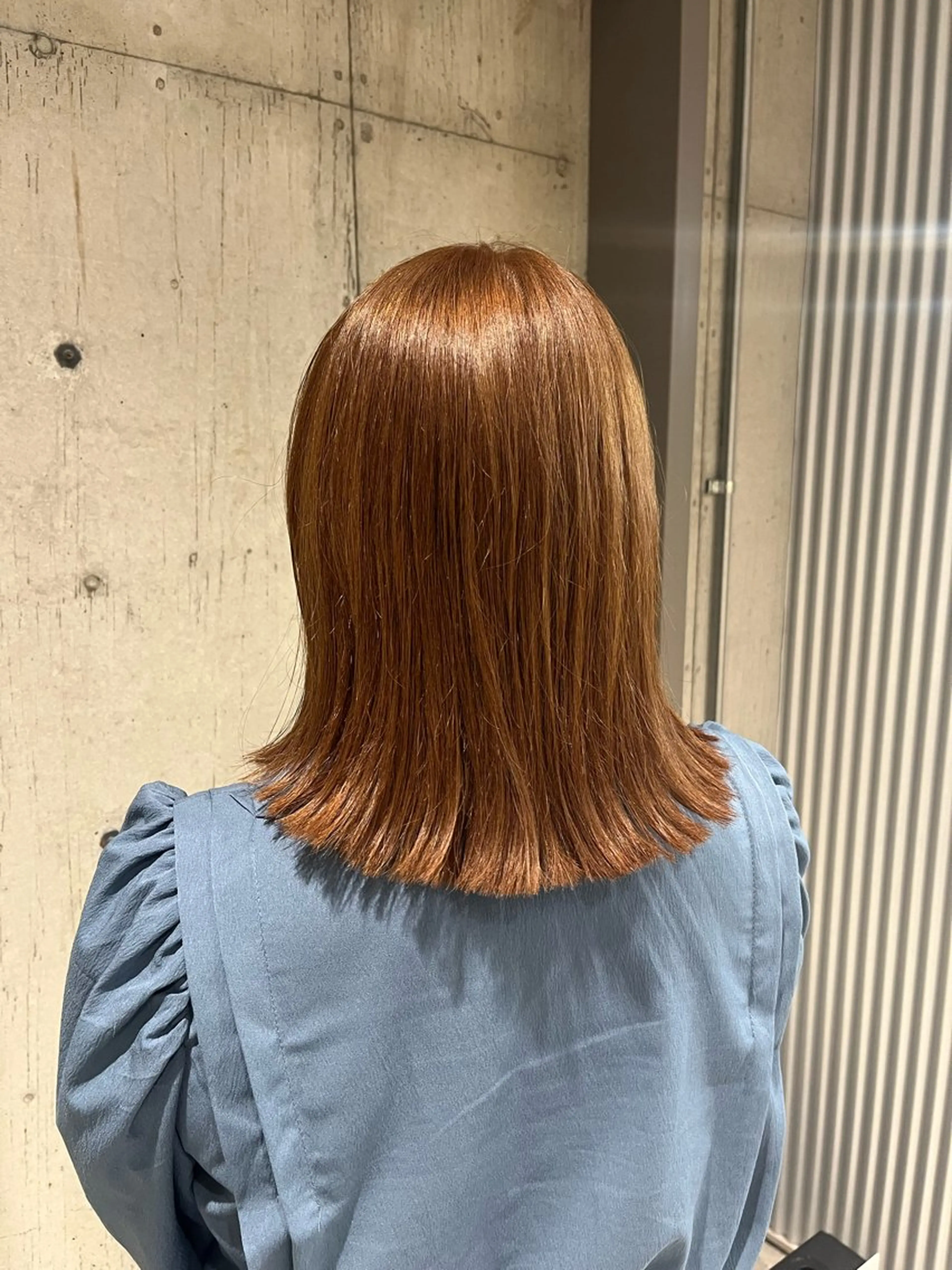 ミディアム カラー ヘアアレンジ カット ヘアカラー トリートメント ボブ×艶カラー 特化・リクト💥のヘアスタイル