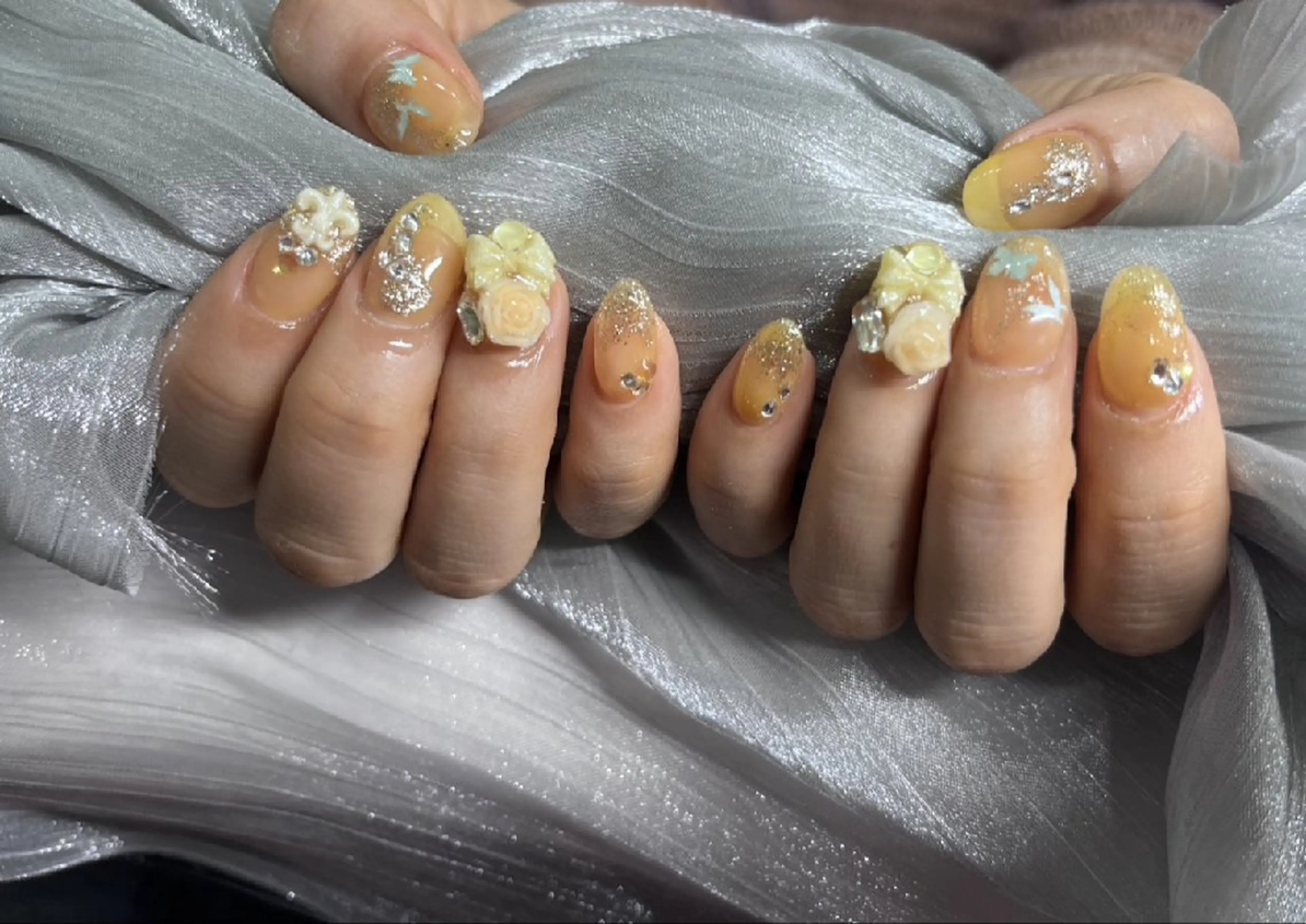 ネイル 黄色 Re: JUviaのネイルデザイン