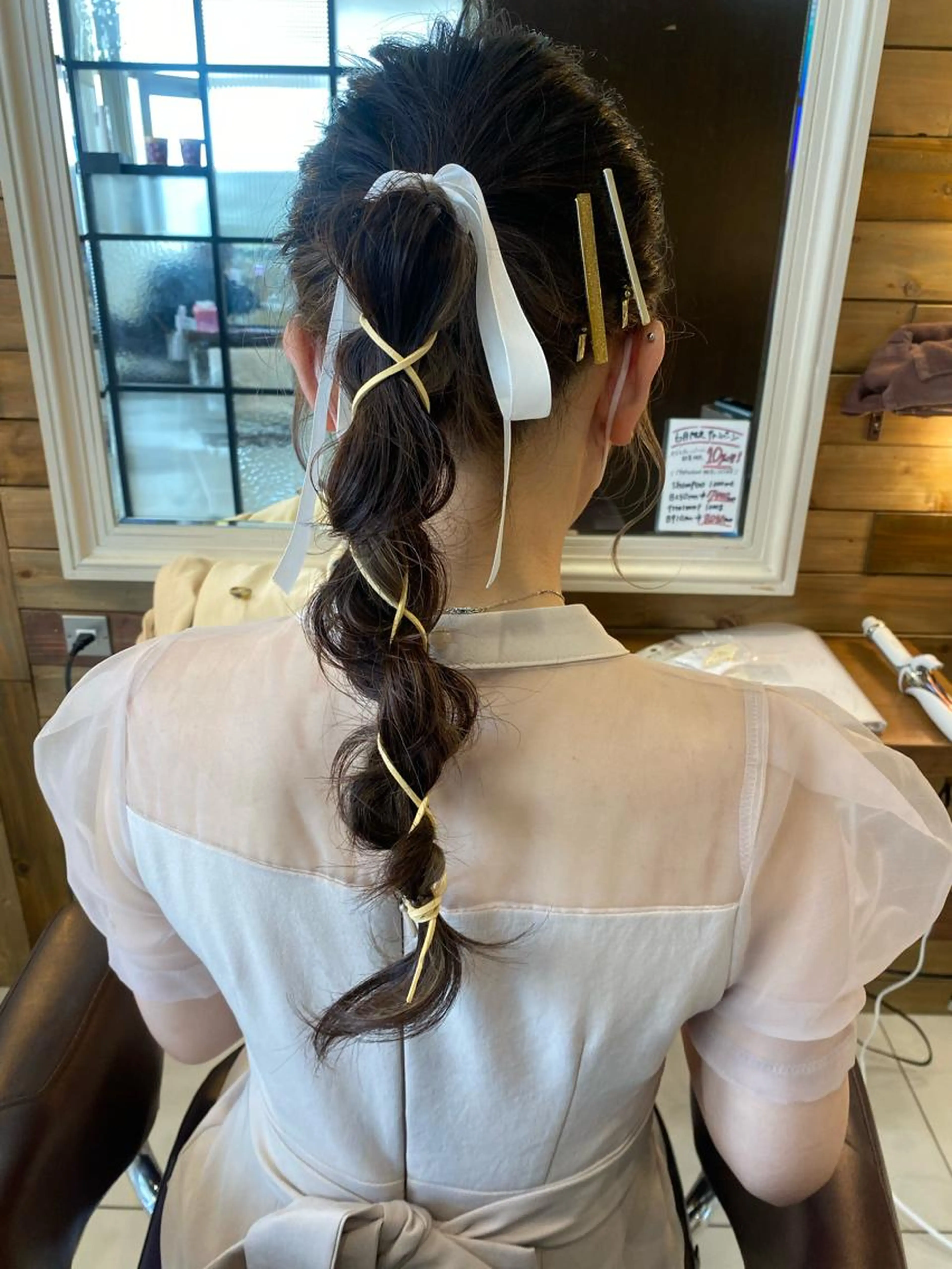 【結婚式やお呼ばれに🪡】ヘアアレンジの写真