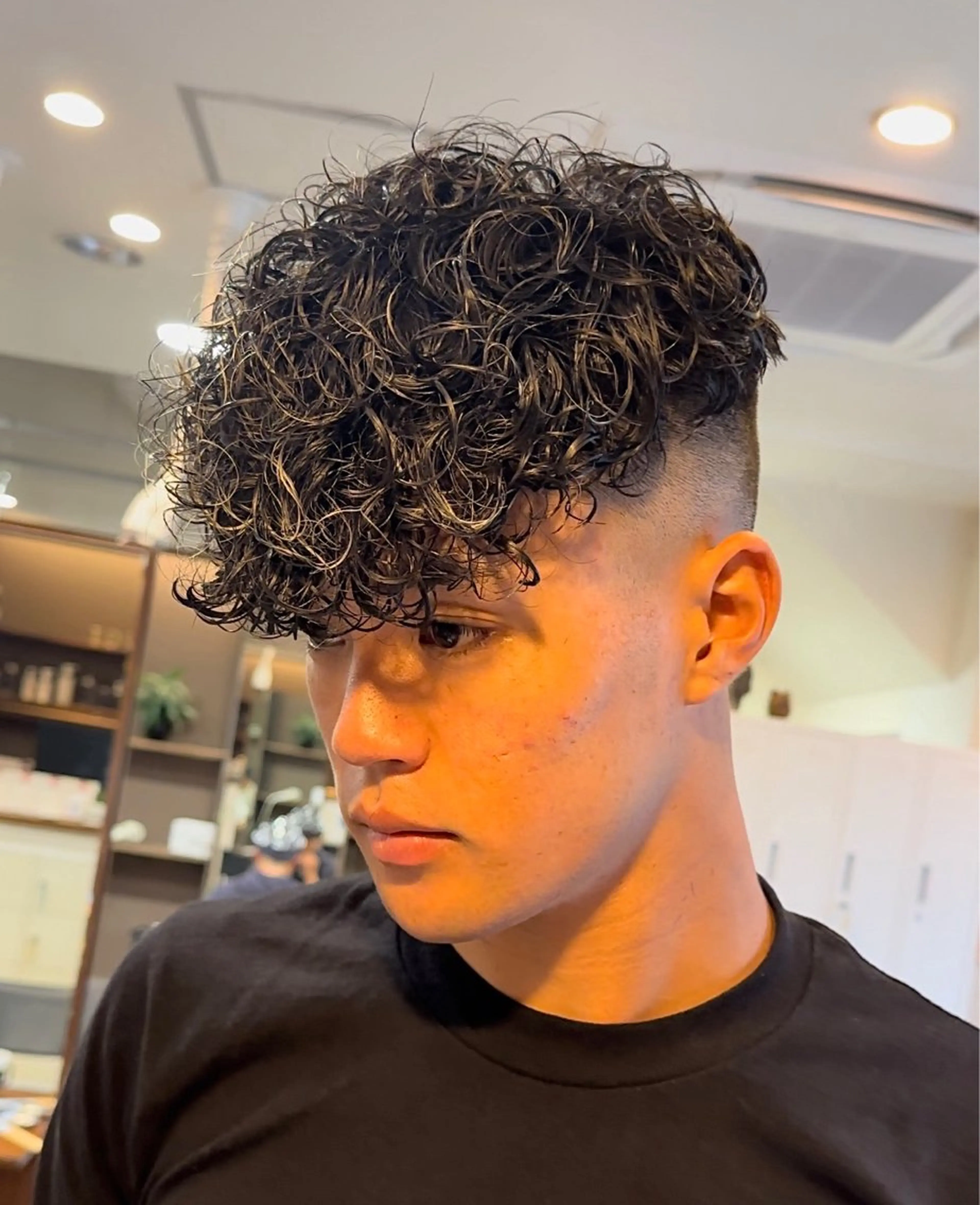 パーマ メンズ メンズパーマ スペインカール カット パーマ 年間2000名担当◎ パーマ職人/仲原佑樹のヘアスタイル