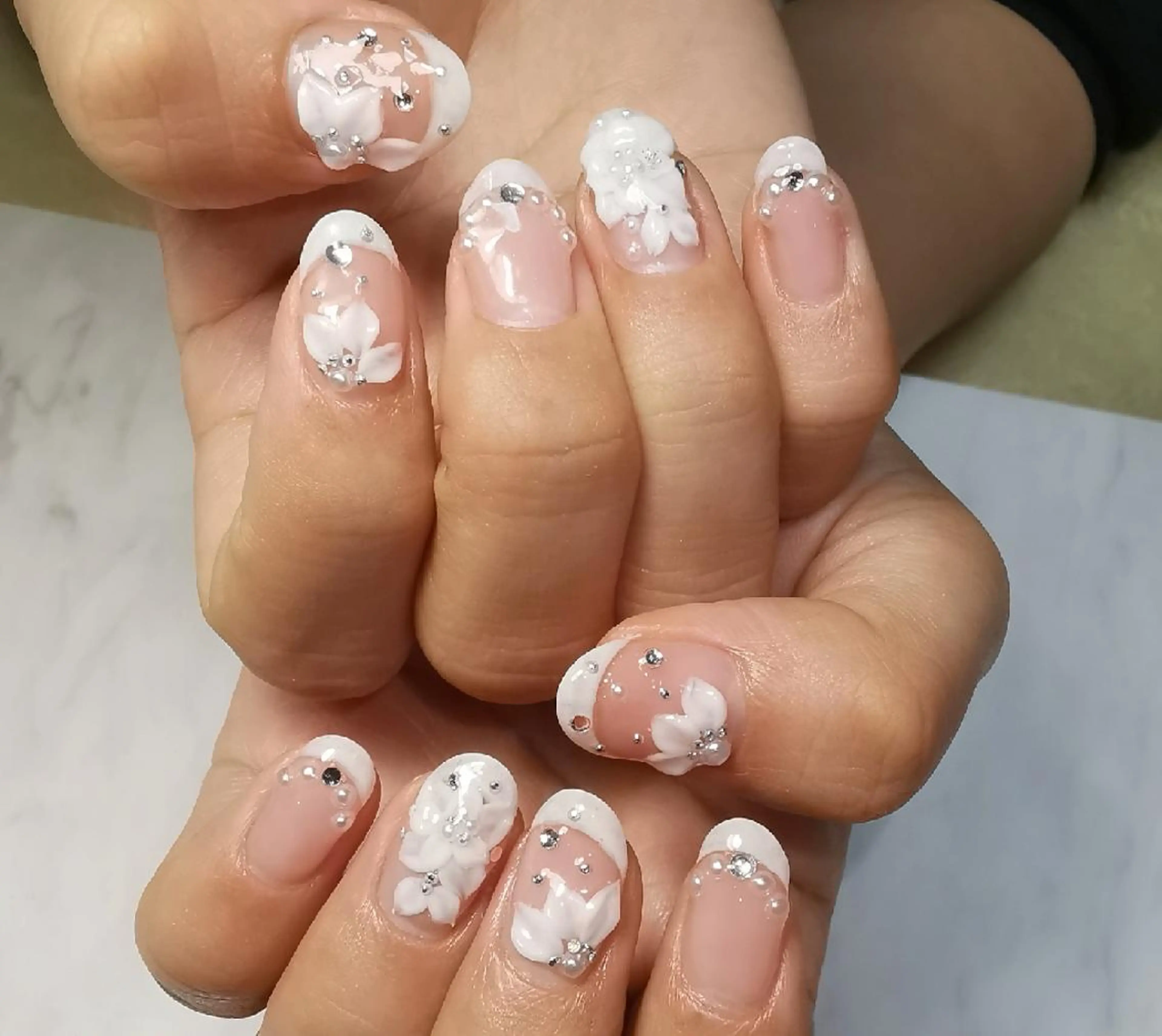 ネイル ブライダルネイル ハンドネイル reve あやののネイルデザイン