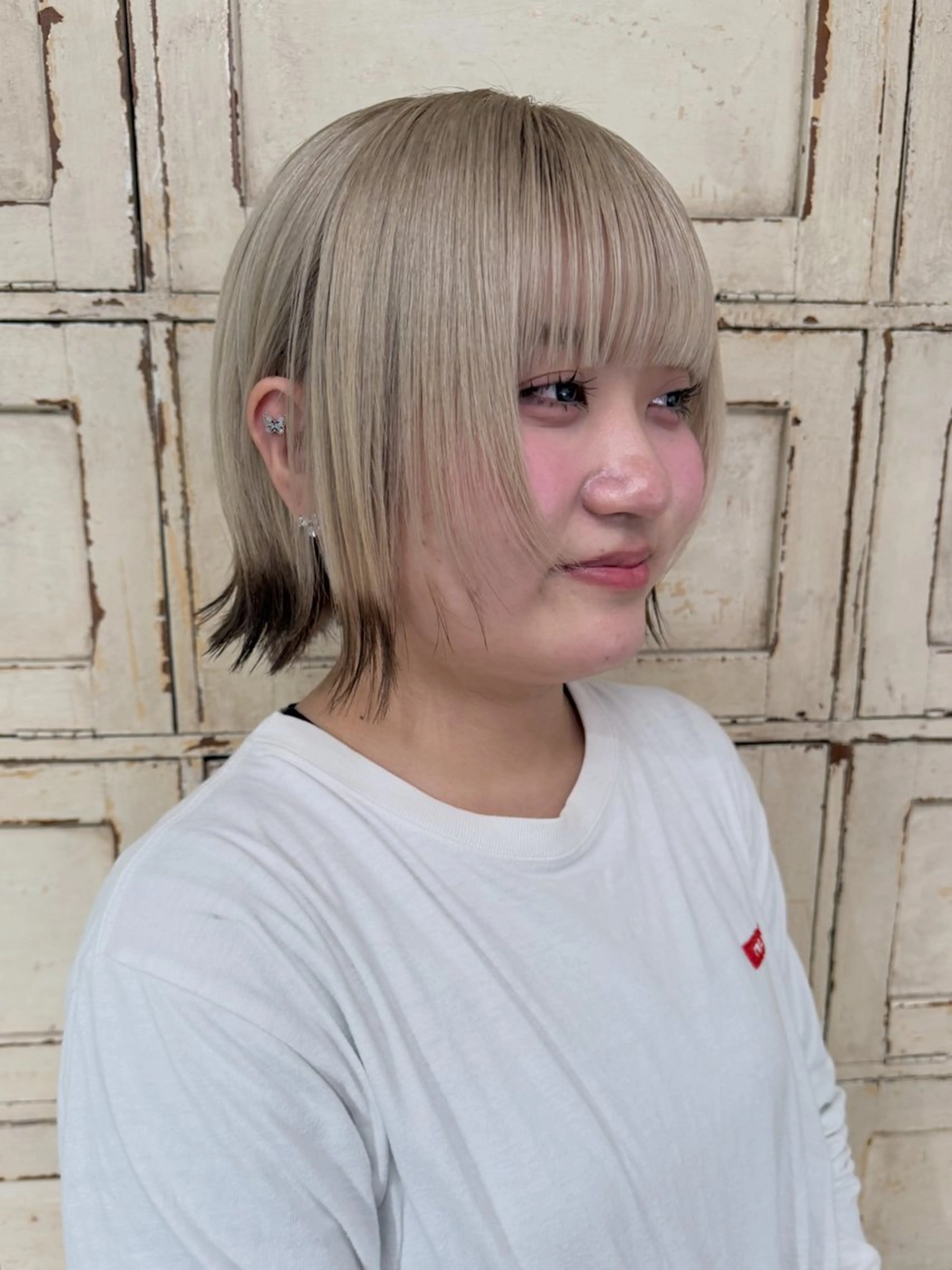 ⌇⭐️ダブルカラー⭐️⌇ケアブリーチ + カラー + 外部補修トリートメントの写真