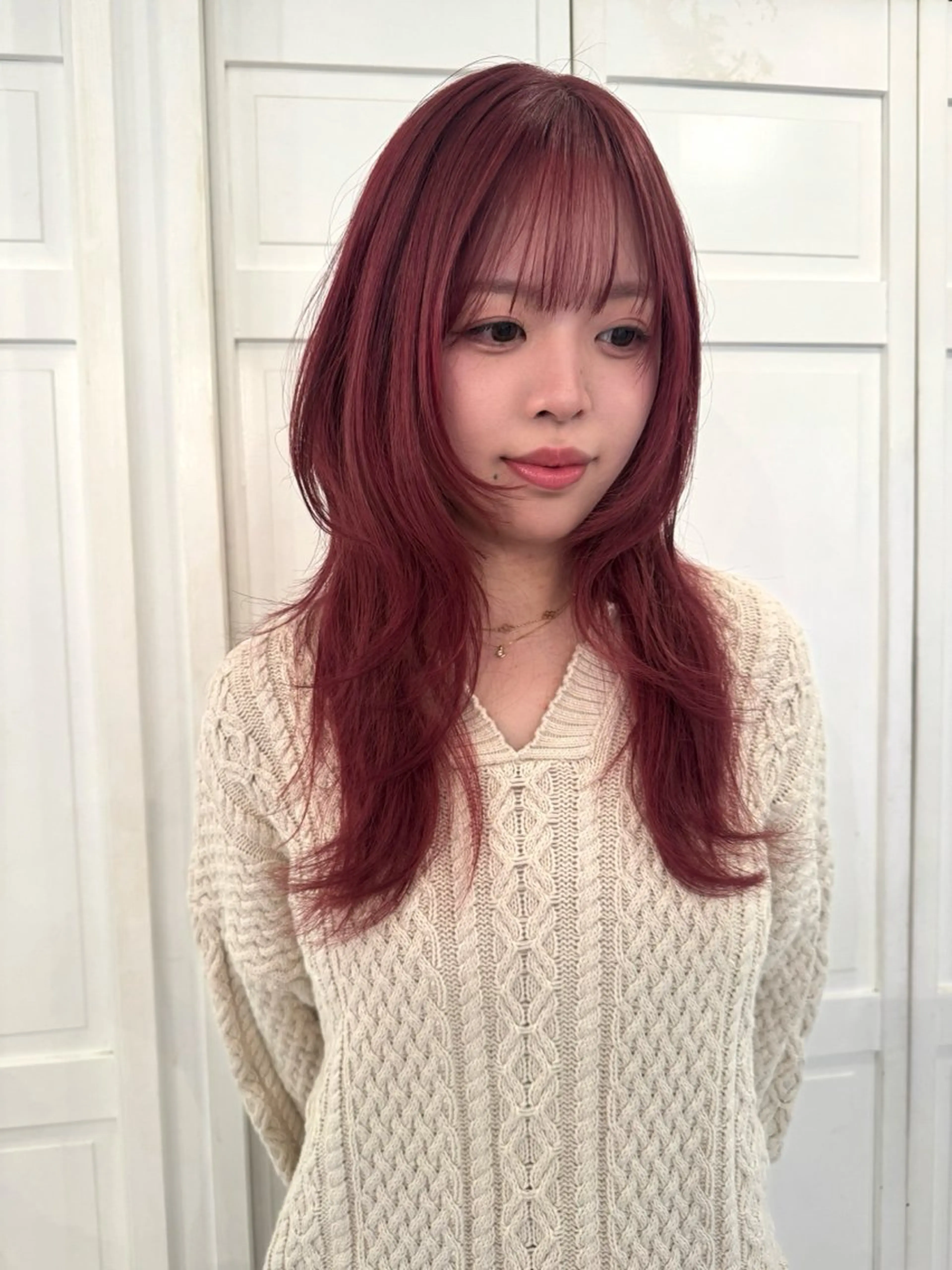 カラー カット ヘアカラー ブリーチカラー🎀 韓国風/寺門美優のヘアスタイル