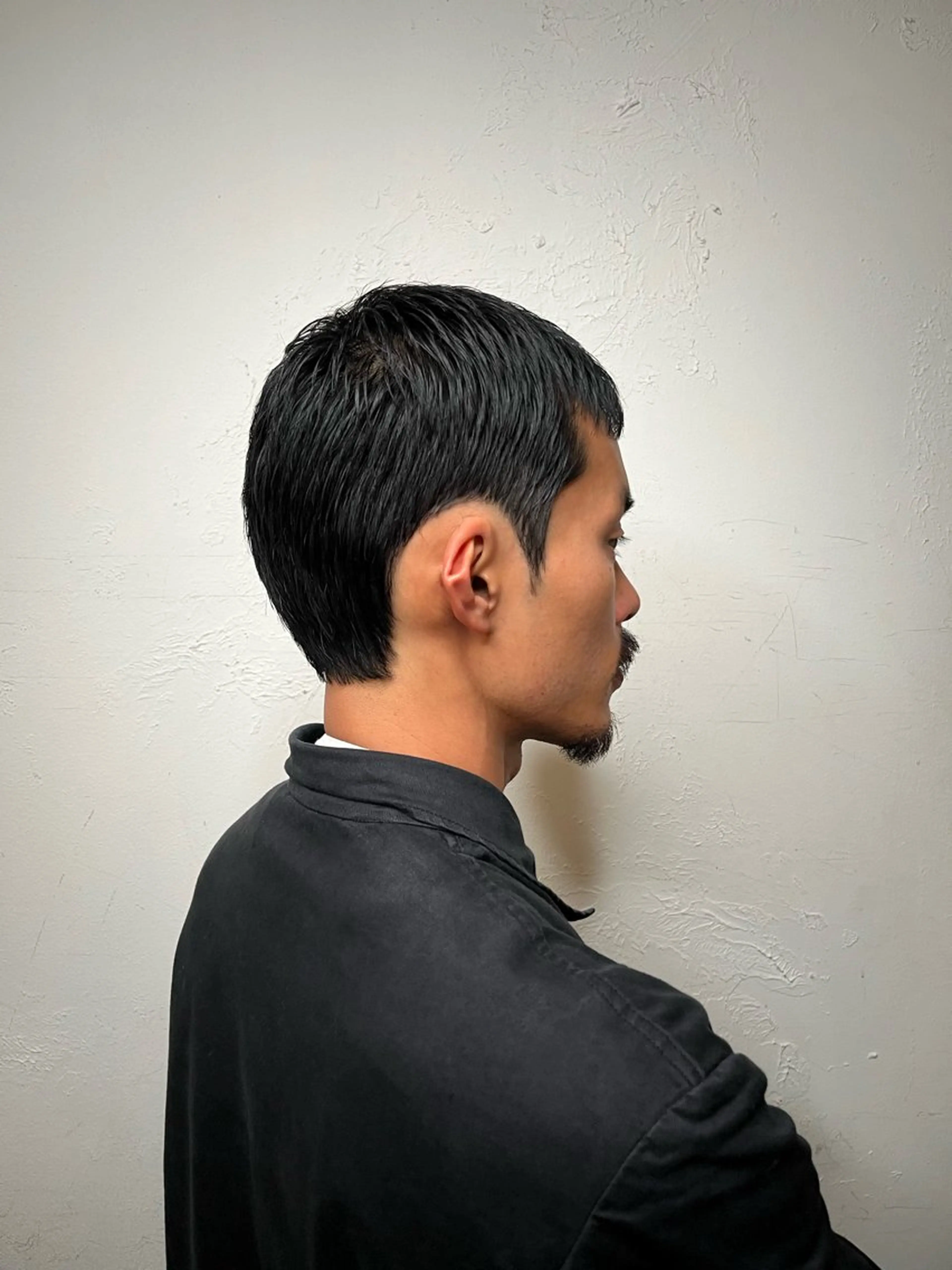 ショート メンズ センターパート ダウンパーマ フェードカット メンズハイライト メンズパーマ カット トリートメント 💈メンズ特化💈 TASUKUのヘアスタイル