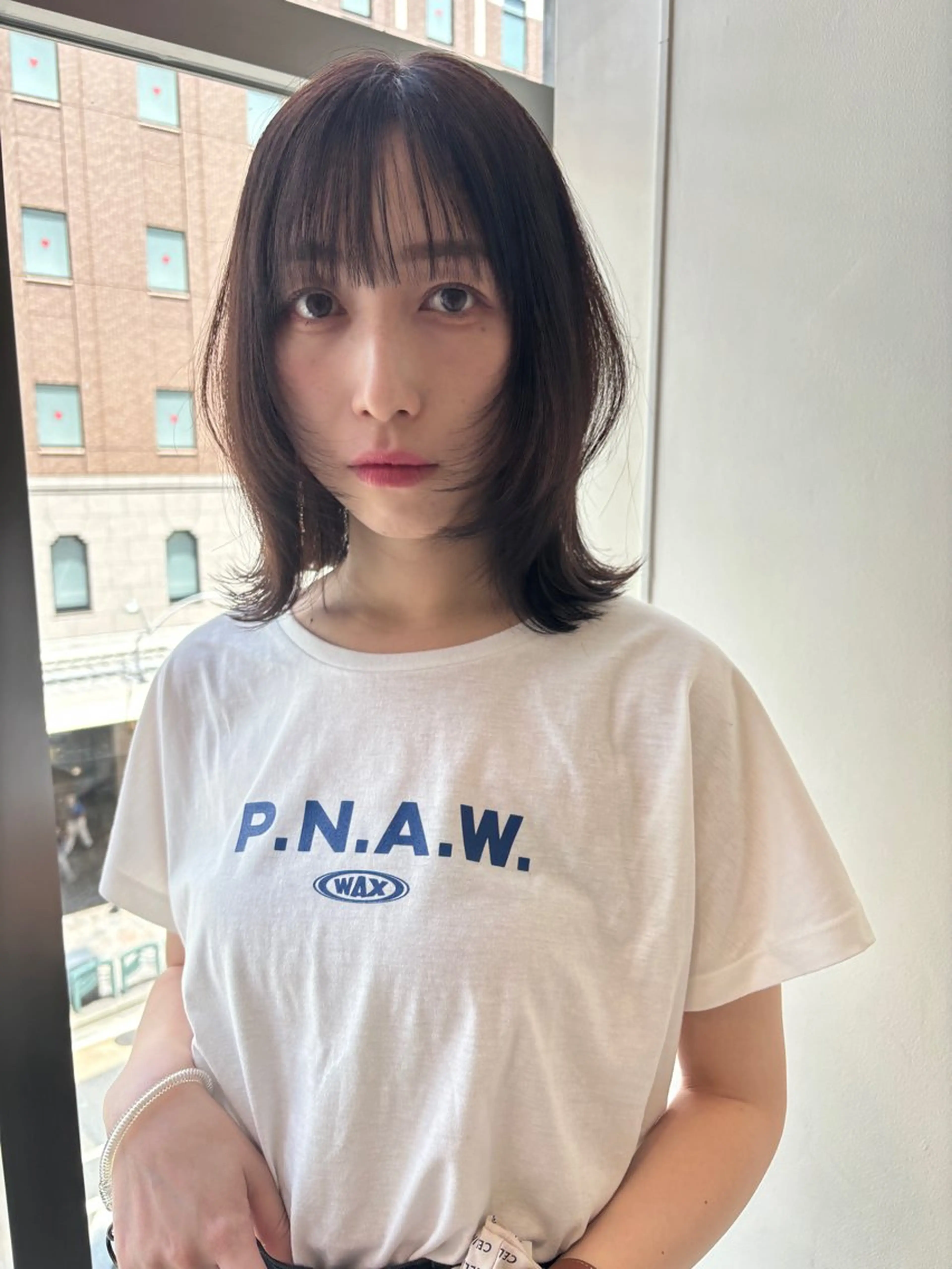 ミディアム ハッシュカット/四条 烏丸/寺本弘樹のヘアスタイル