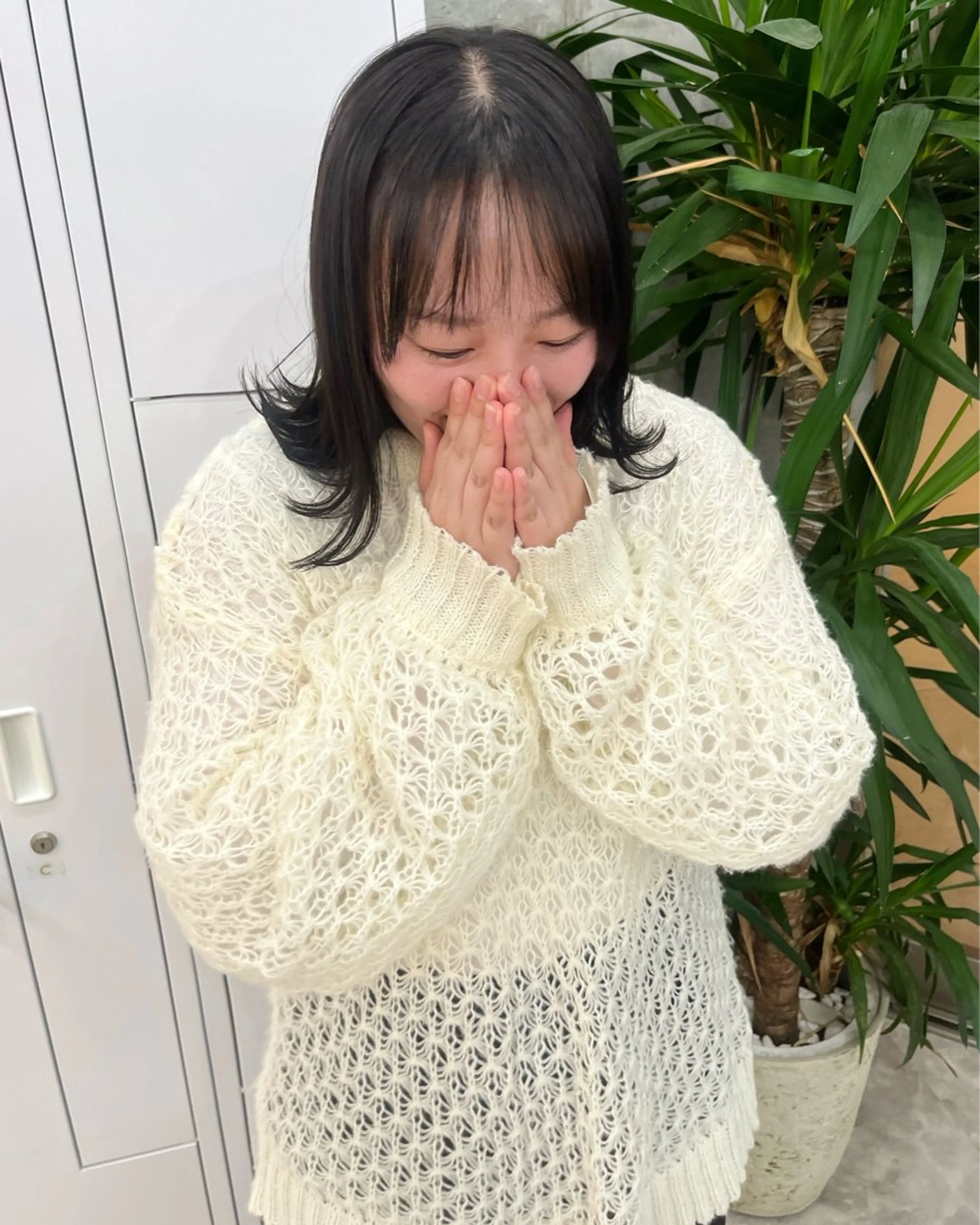 ミディアム カラー カットモデル募集中 Yui🎀✨のヘアスタイル