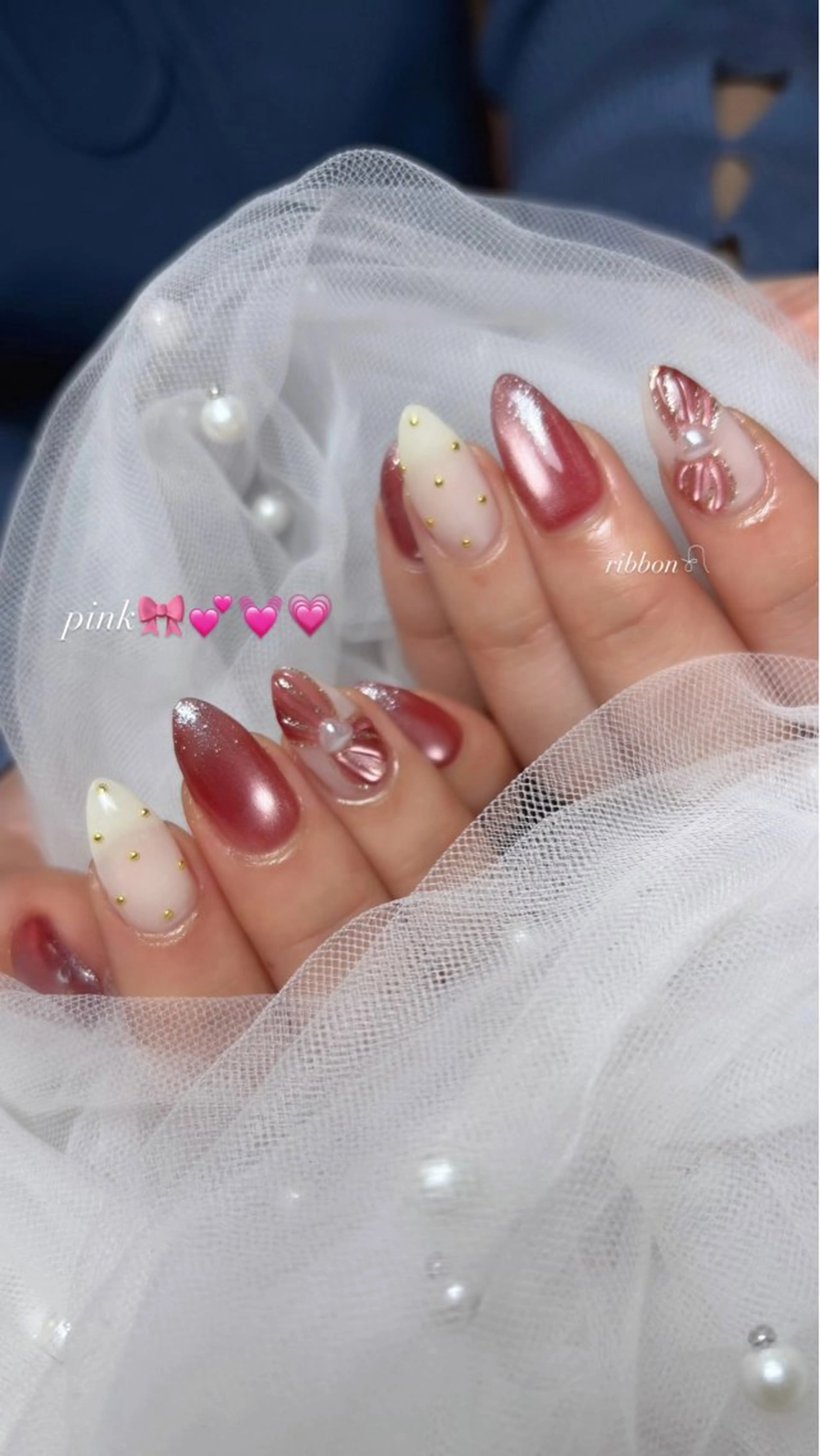 ネイル 𝑬𝑹𝑰𝑲𝑨 𓂃🎀𓈒𓏸のネイルデザイン