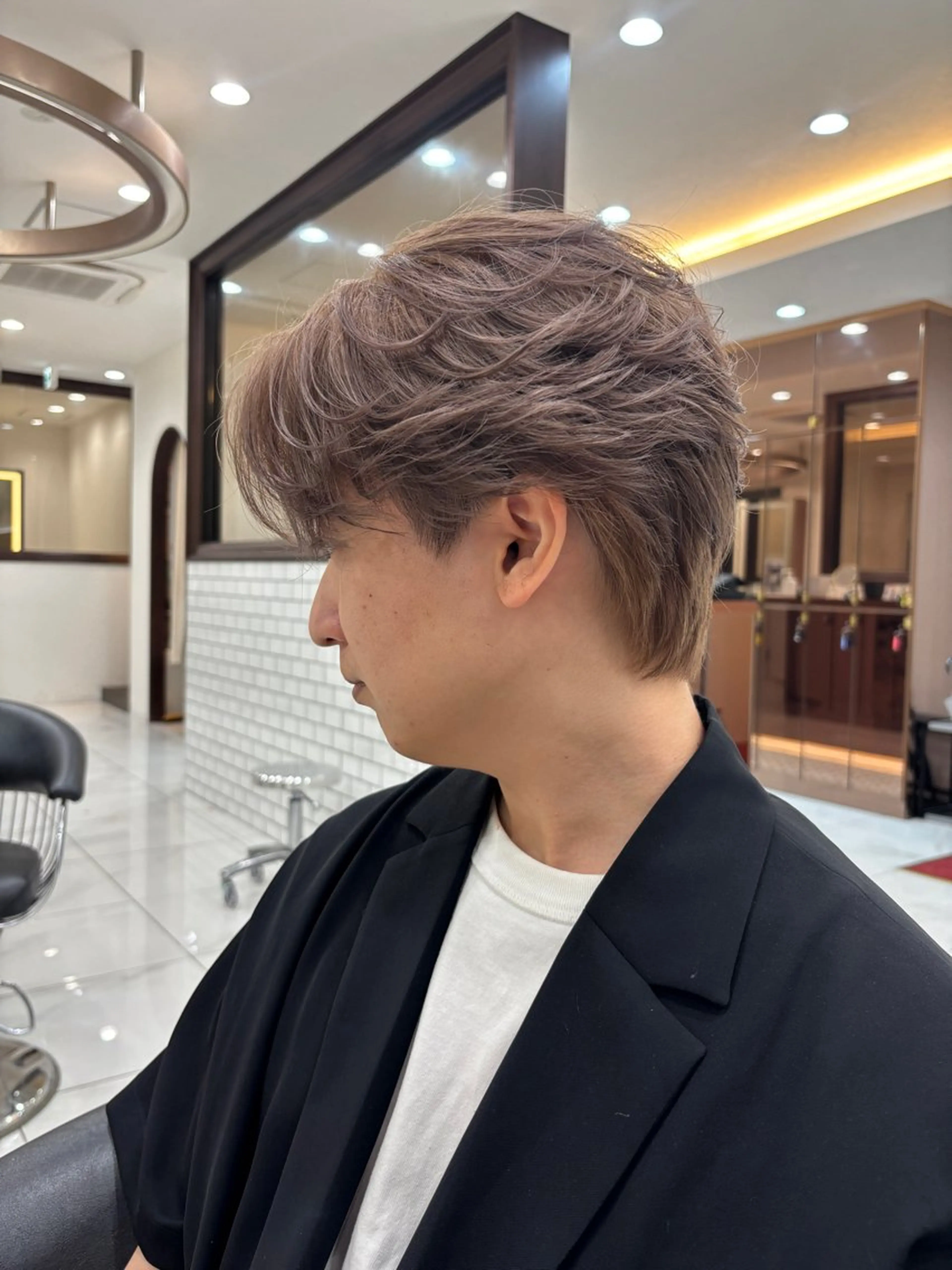 カラー メンズ 菅野 心悠/メンズヘアのヘアスタイル