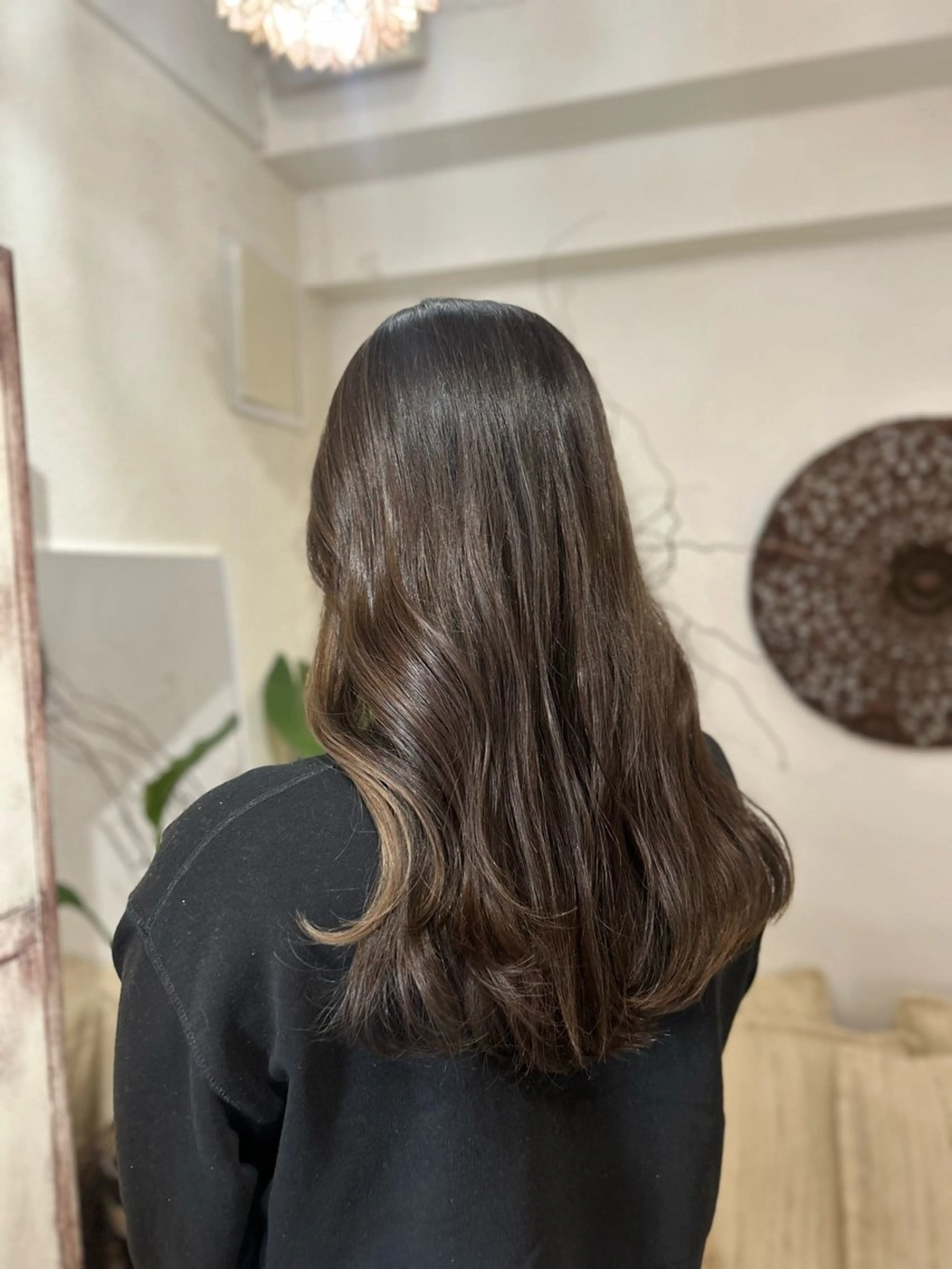 ロング カラー ヘアカラー トリートメント ヘッドスパ putri 川邉 優花のヘアスタイル