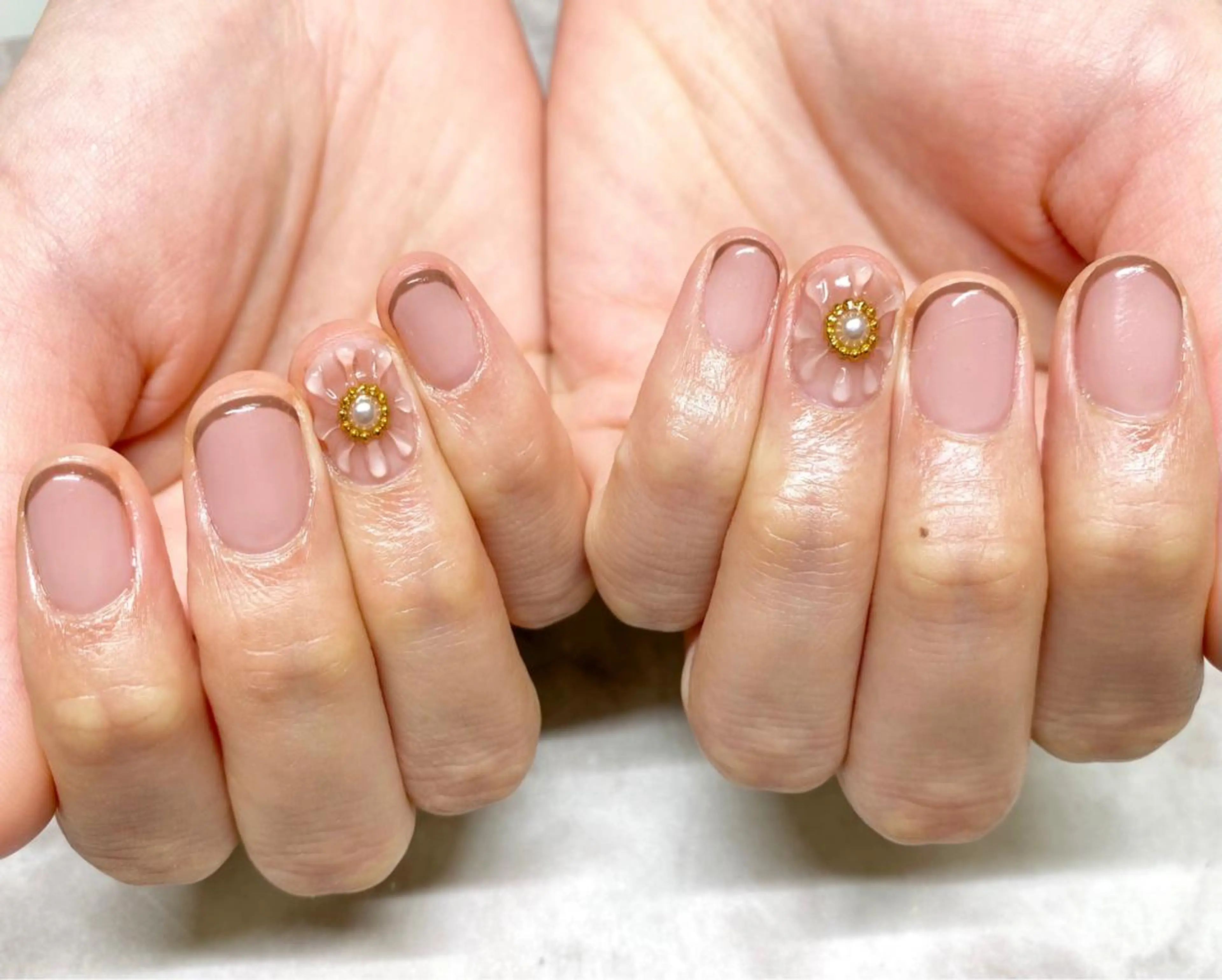 ネイル ハンドネイル 江戸川橋✨BABEL 【バベル】大人可愛いのネイルデザイン