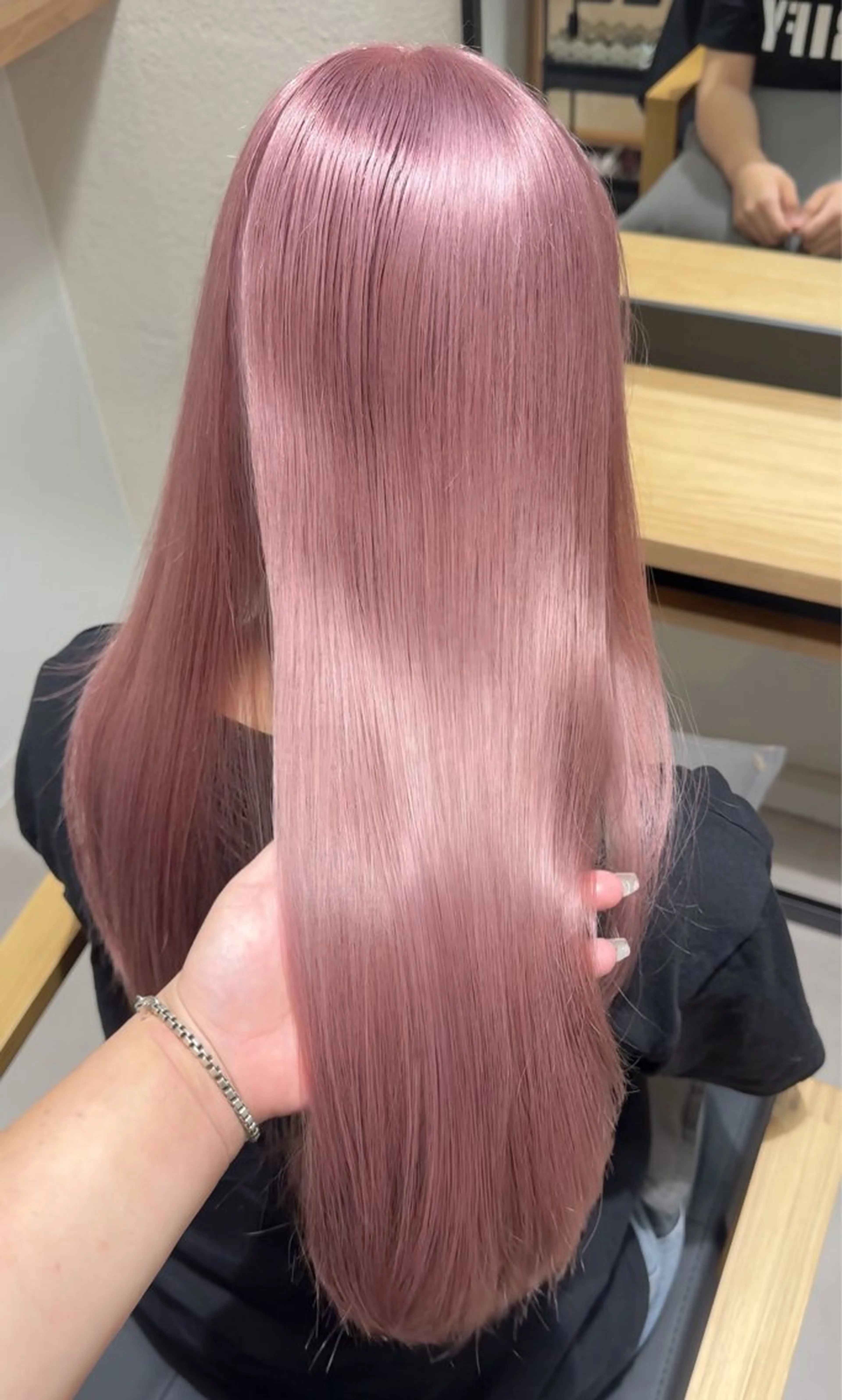 ロング ヘアカラー トリートメント たかはし るなのヘアスタイル