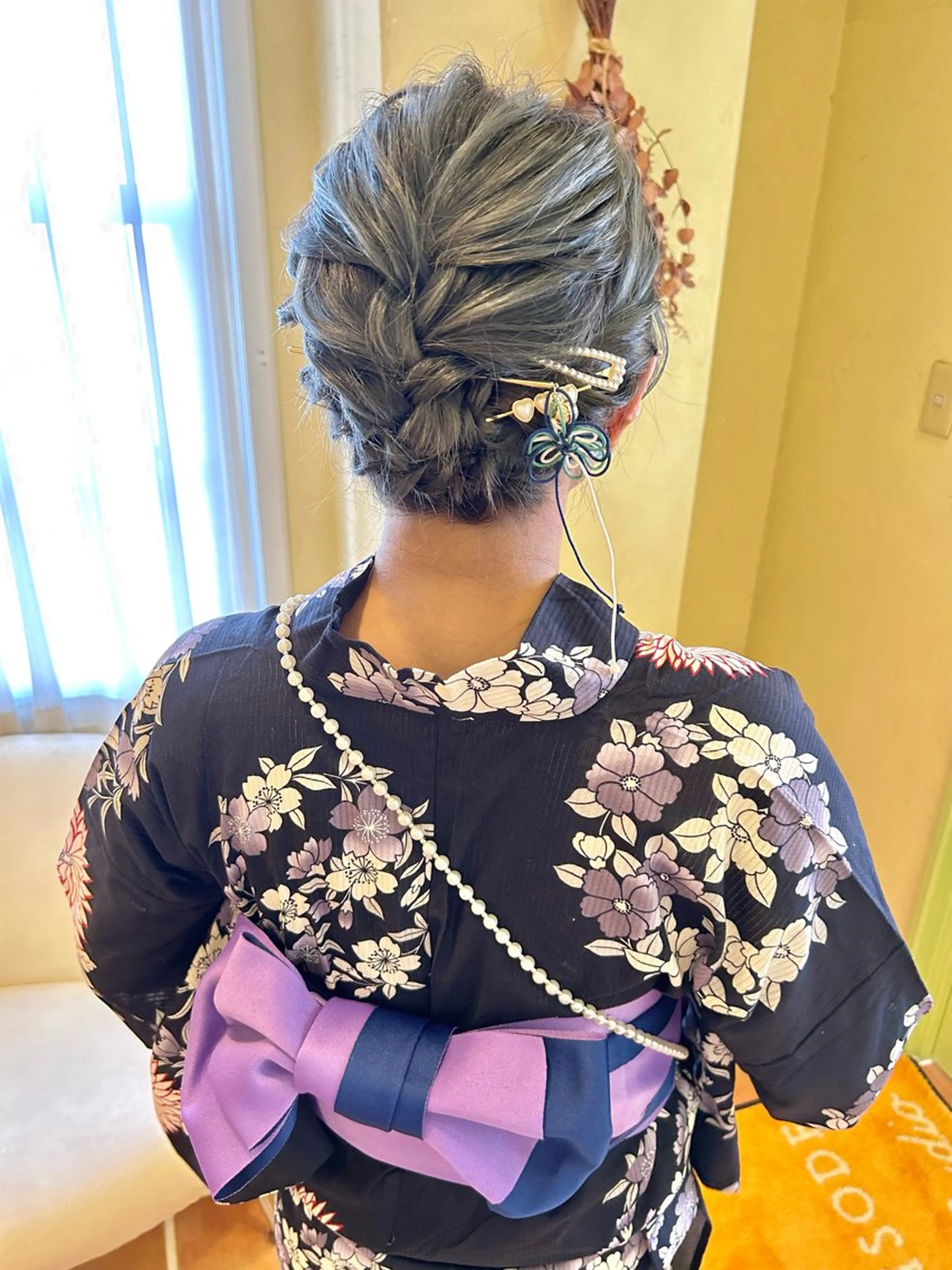 ショート ヘアアレンジ ショートヘア 浴衣 タニモト ユイのヘアスタイル