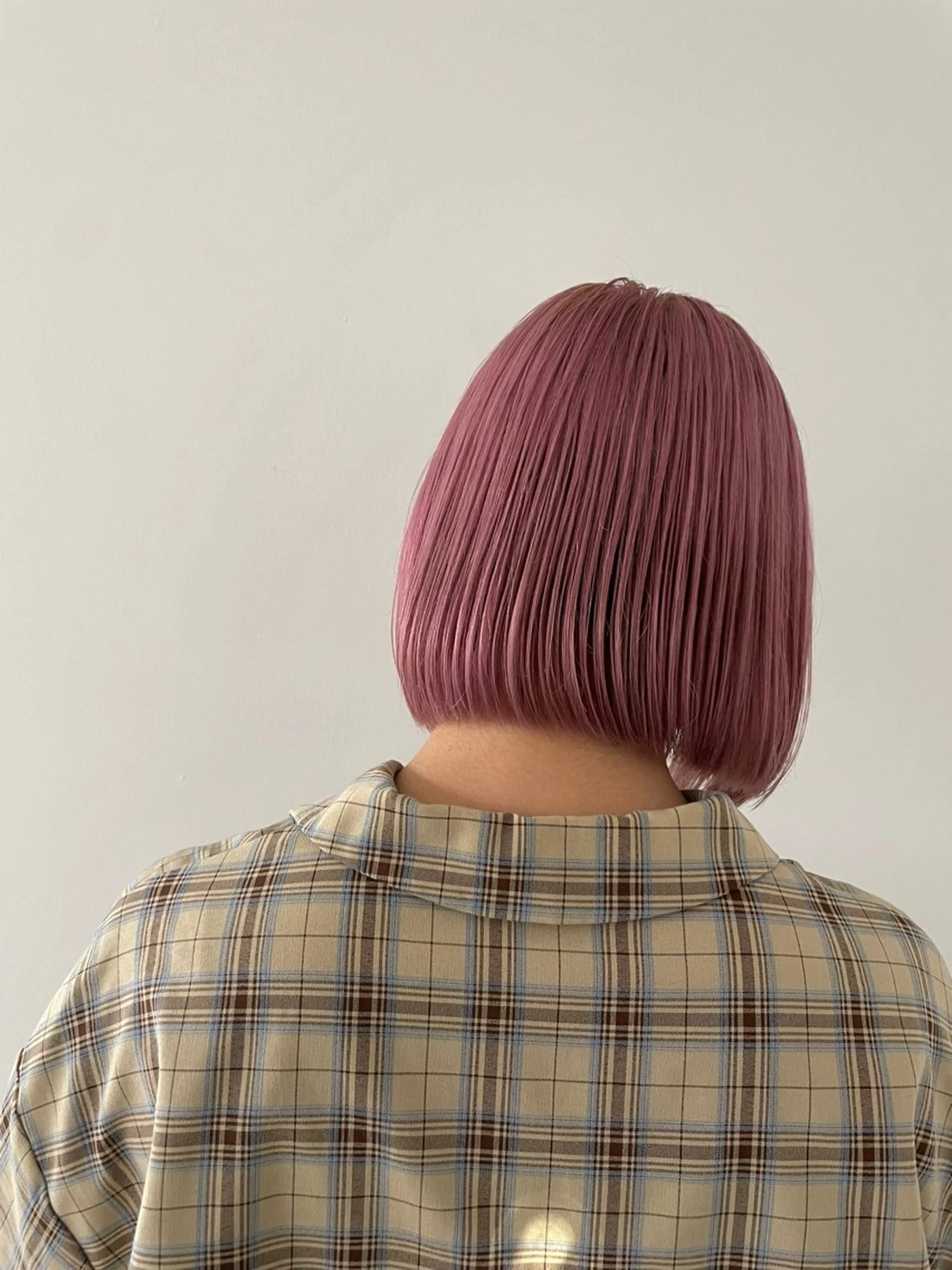 ミディアム 小顔レイヤー×コンパ クトボブ/林隆平のヘアスタイル