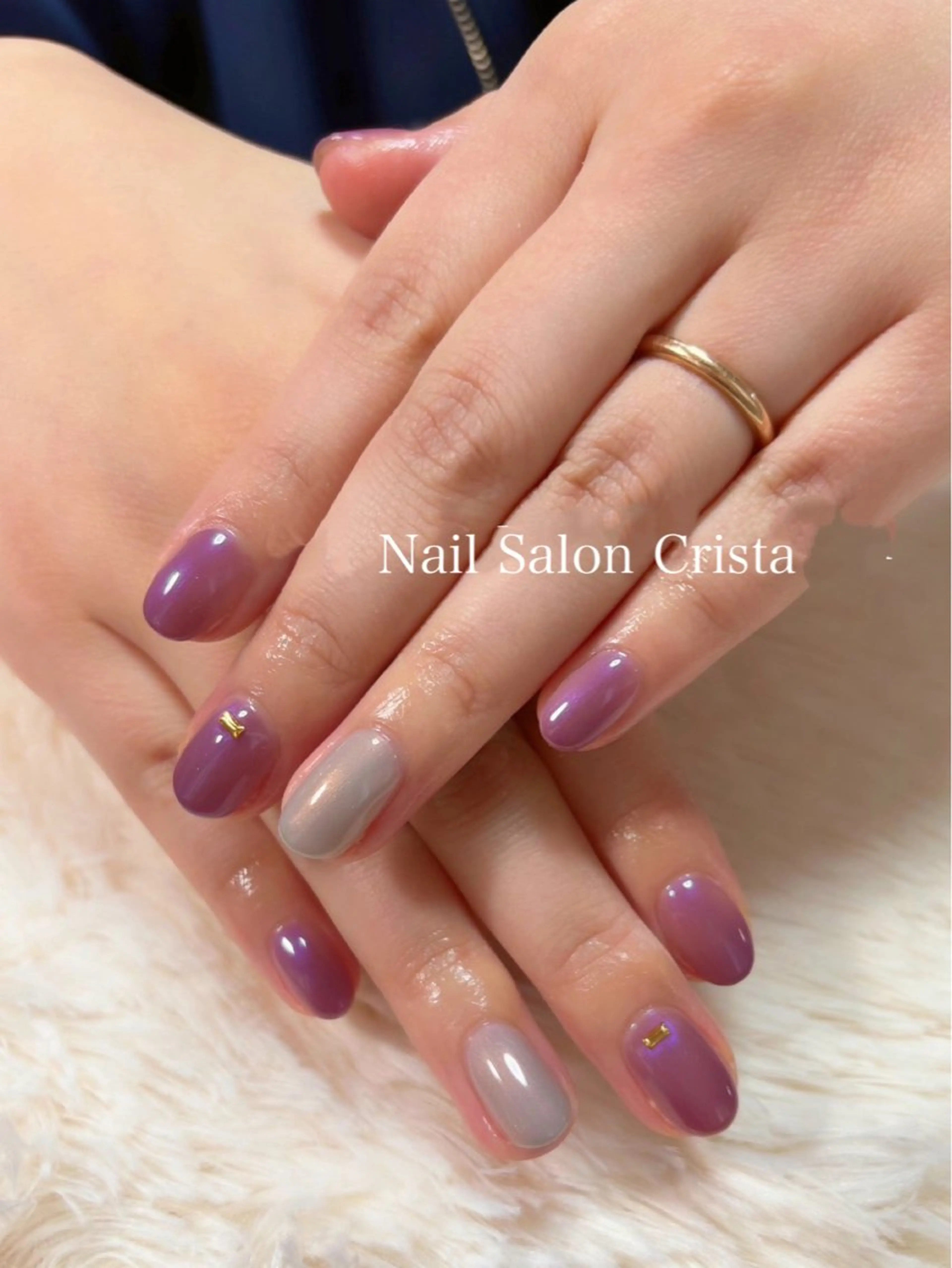 ネイル ジェルネイル パラジェル CRISTA MOMOのネイルデザイン