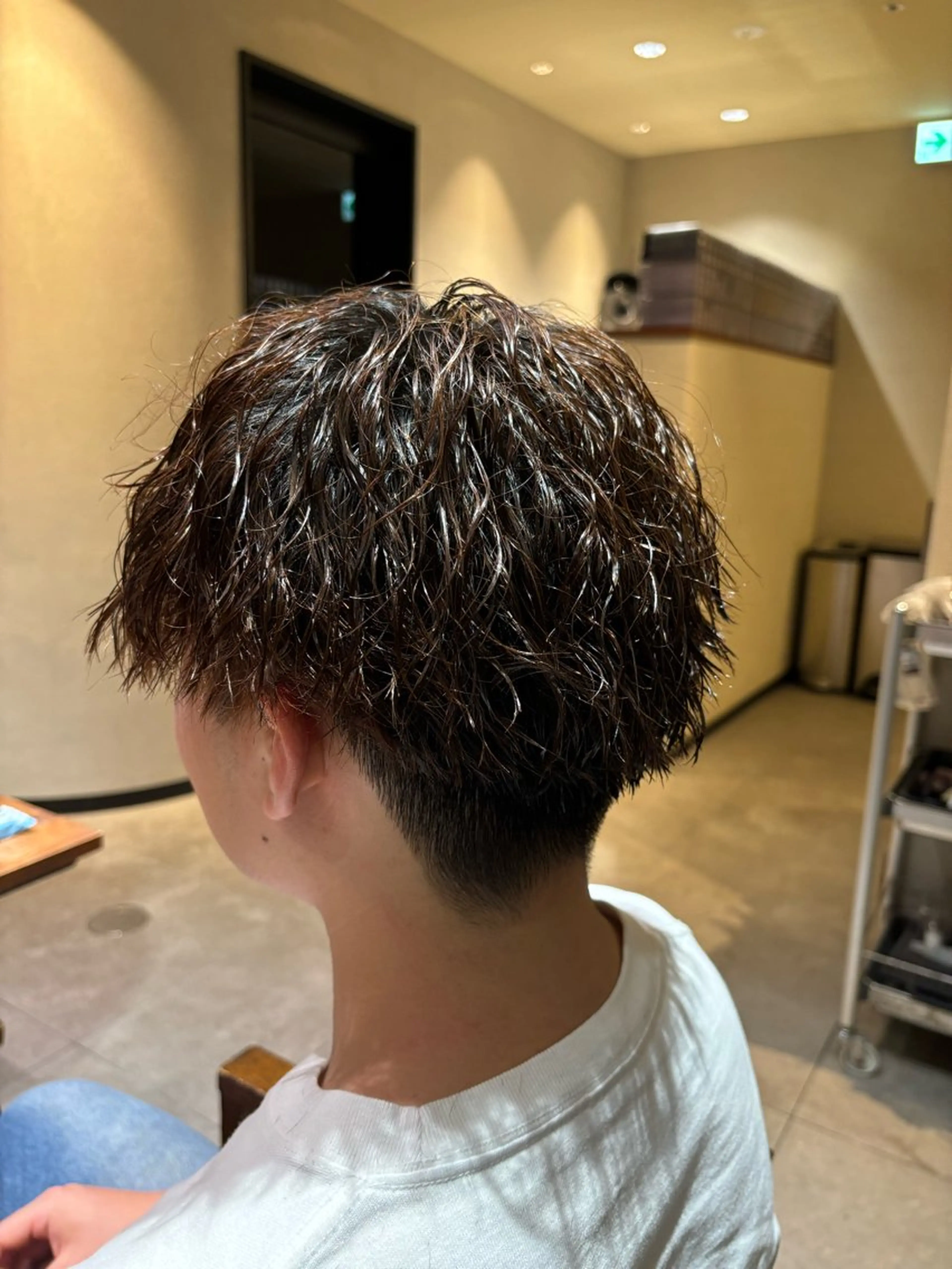 【U-28限定】メンズカット+ツイストスパイラルパーマの写真