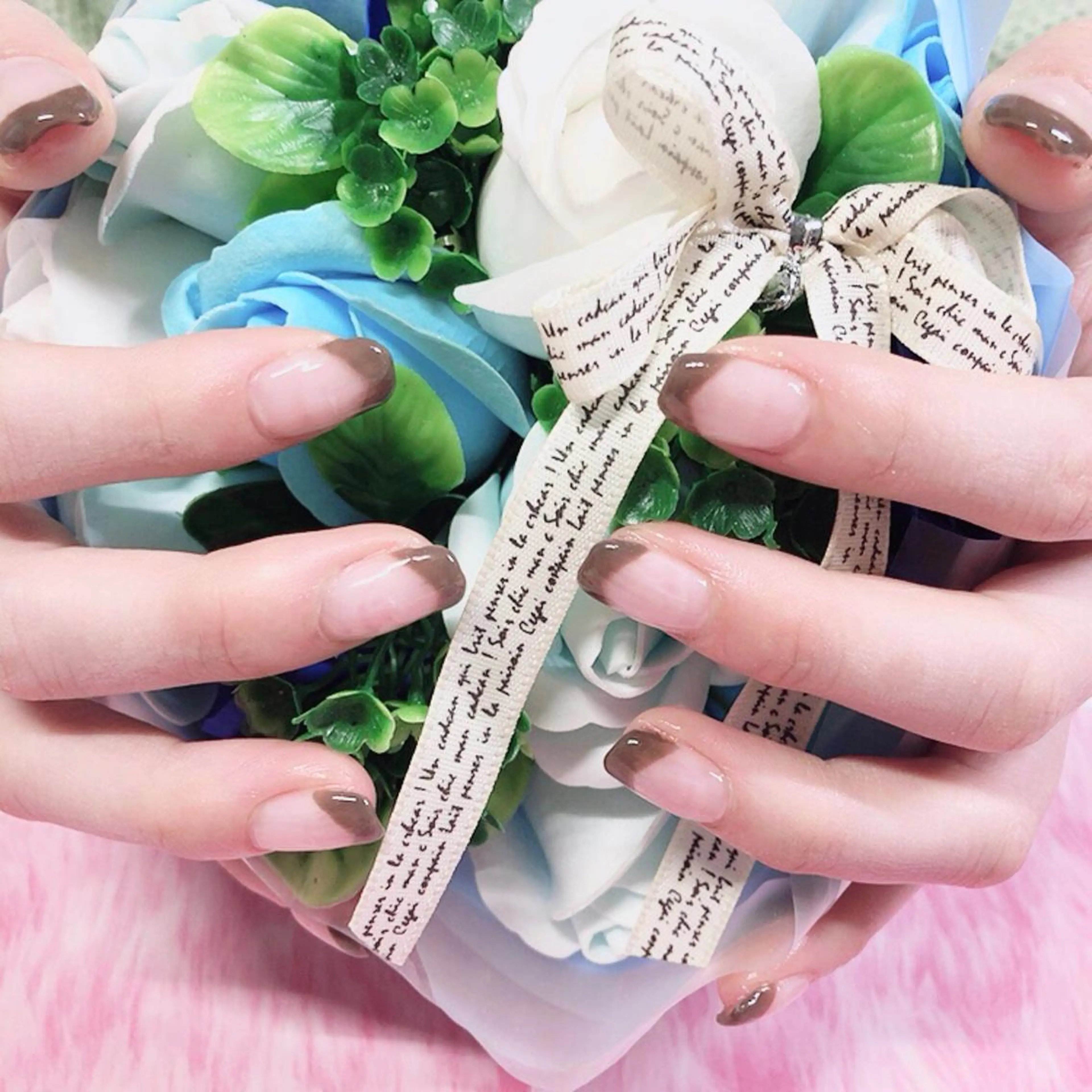 ネイル フレンチネイル 奥園 良恵のネイルデザイン