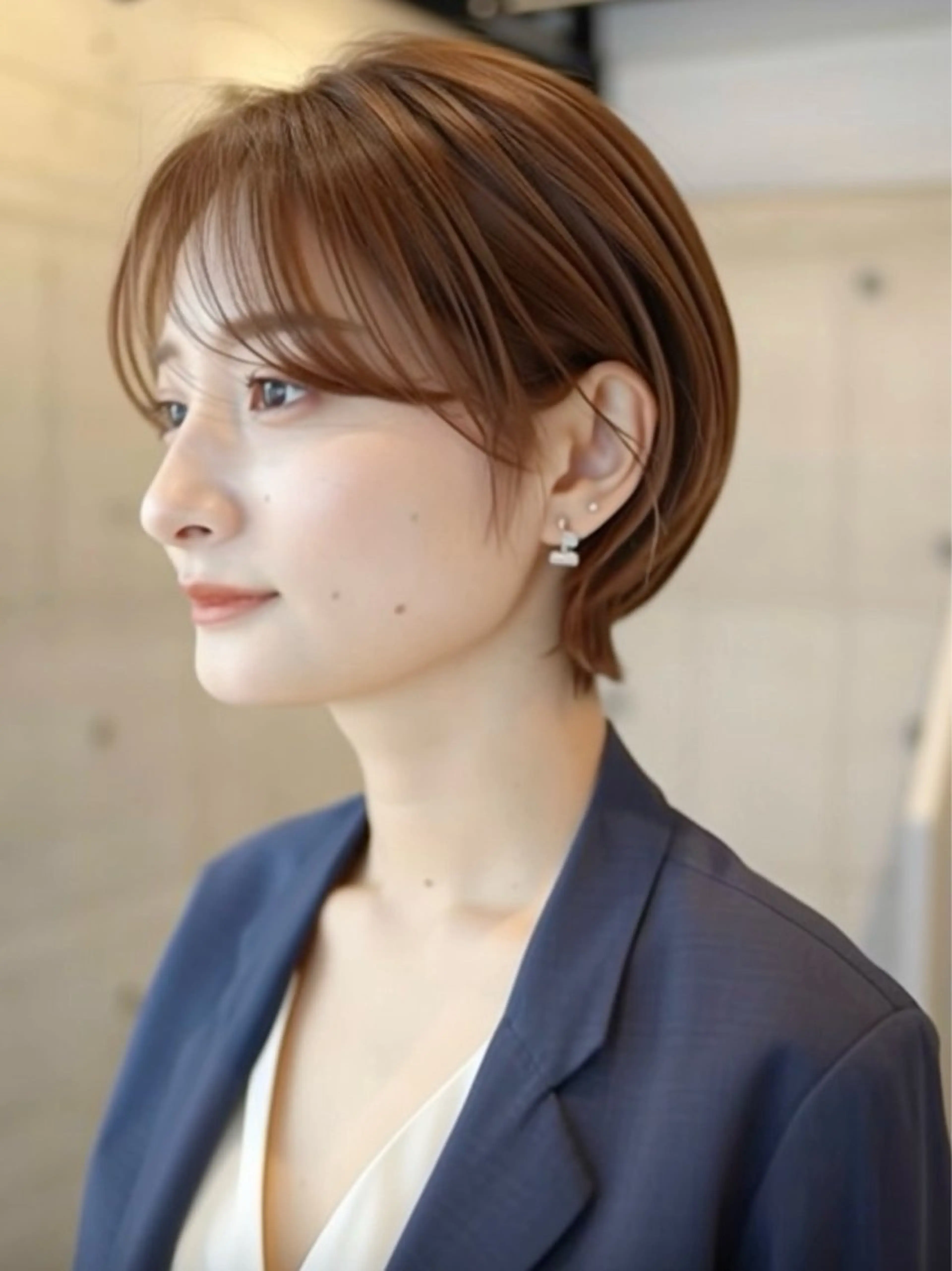 カラー ヘアカラー ナック美容室阿倍野店 リタッチモデル募集中のヘアスタイル