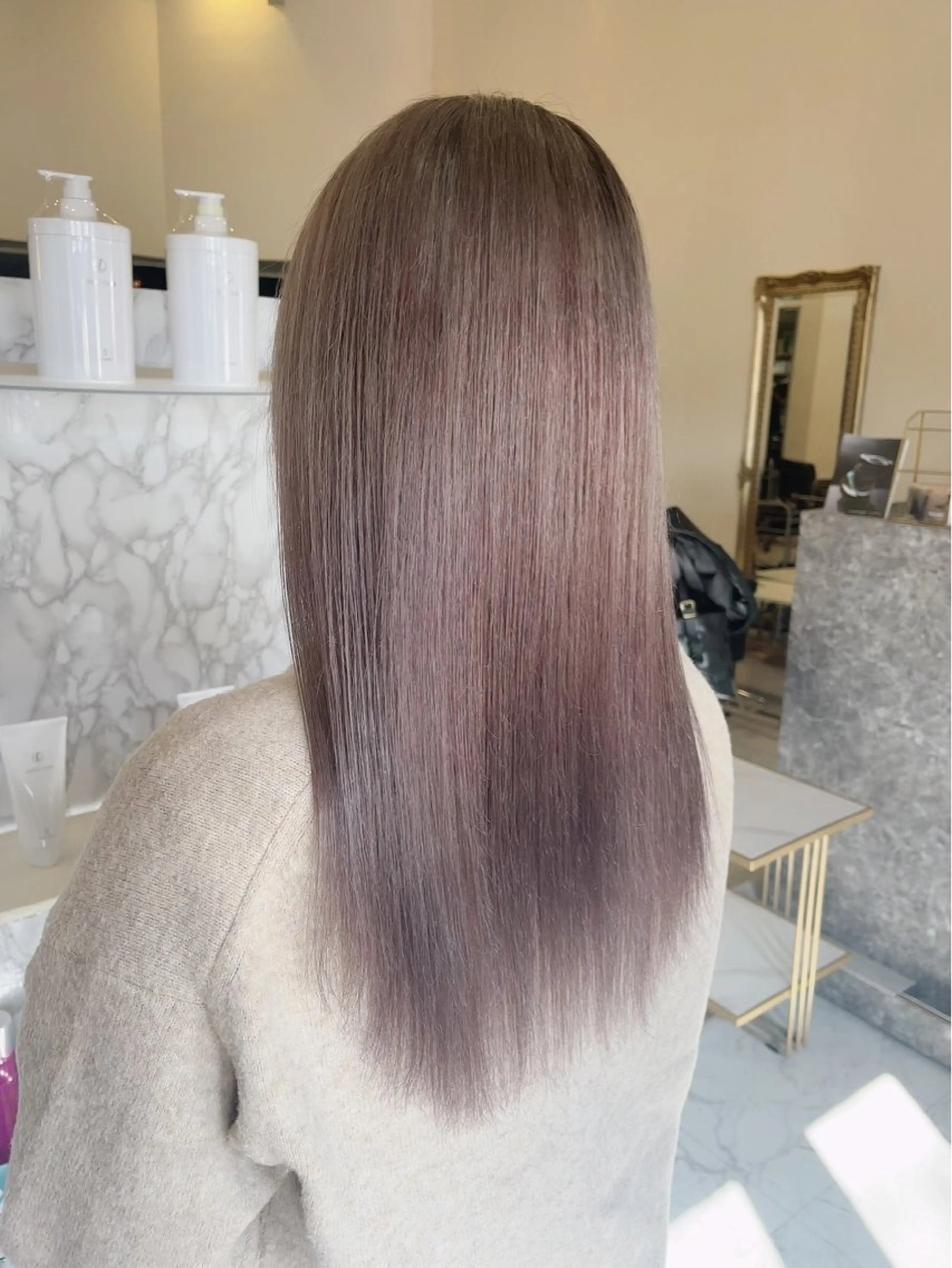 ロング カット ヘアカラー トリートメント 💎JADE GRACE💎のヘアスタイル