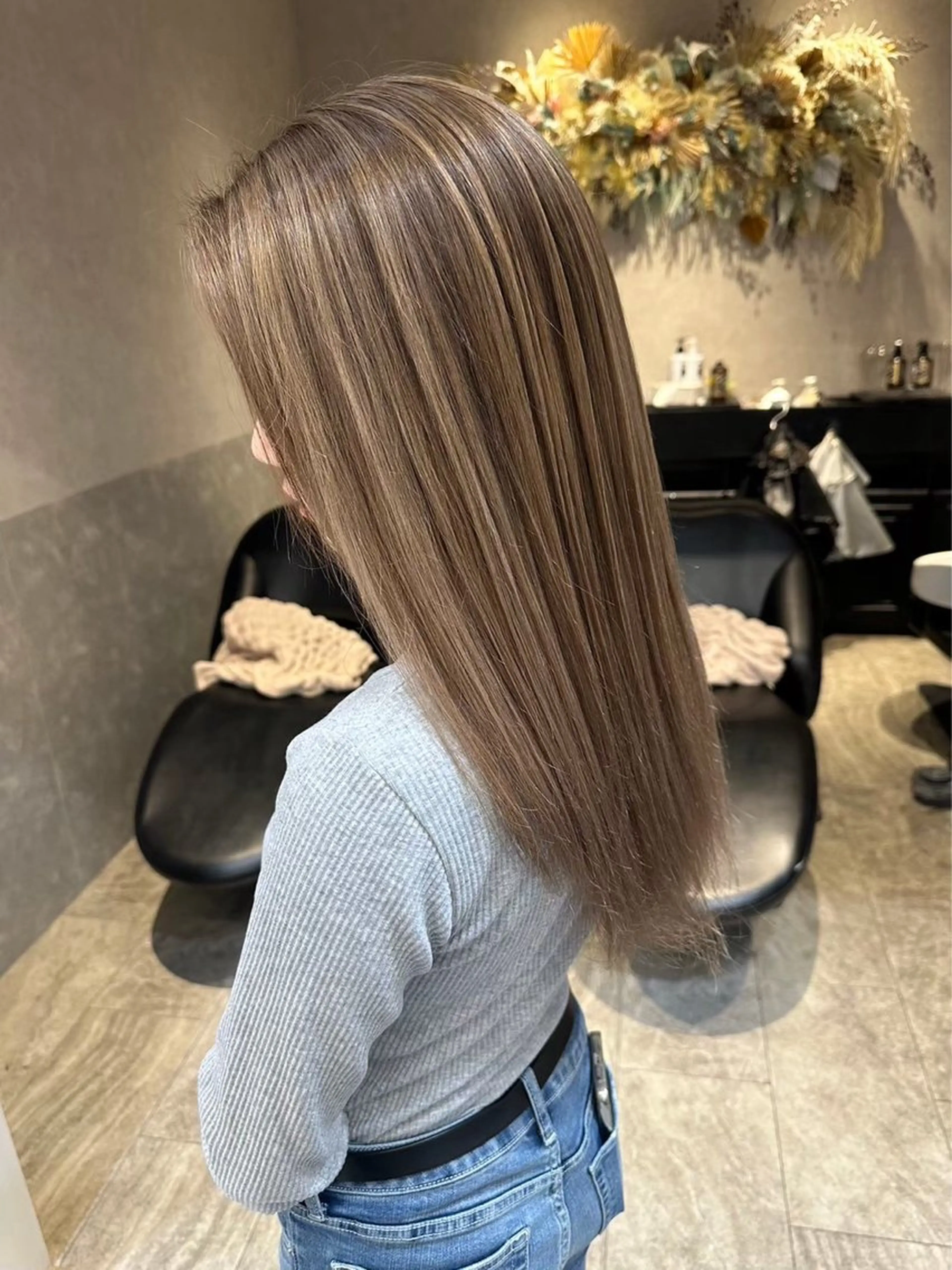 セミロング カラー ブロンド/ベージュ系 /🪽そうま🪽のヘアスタイル