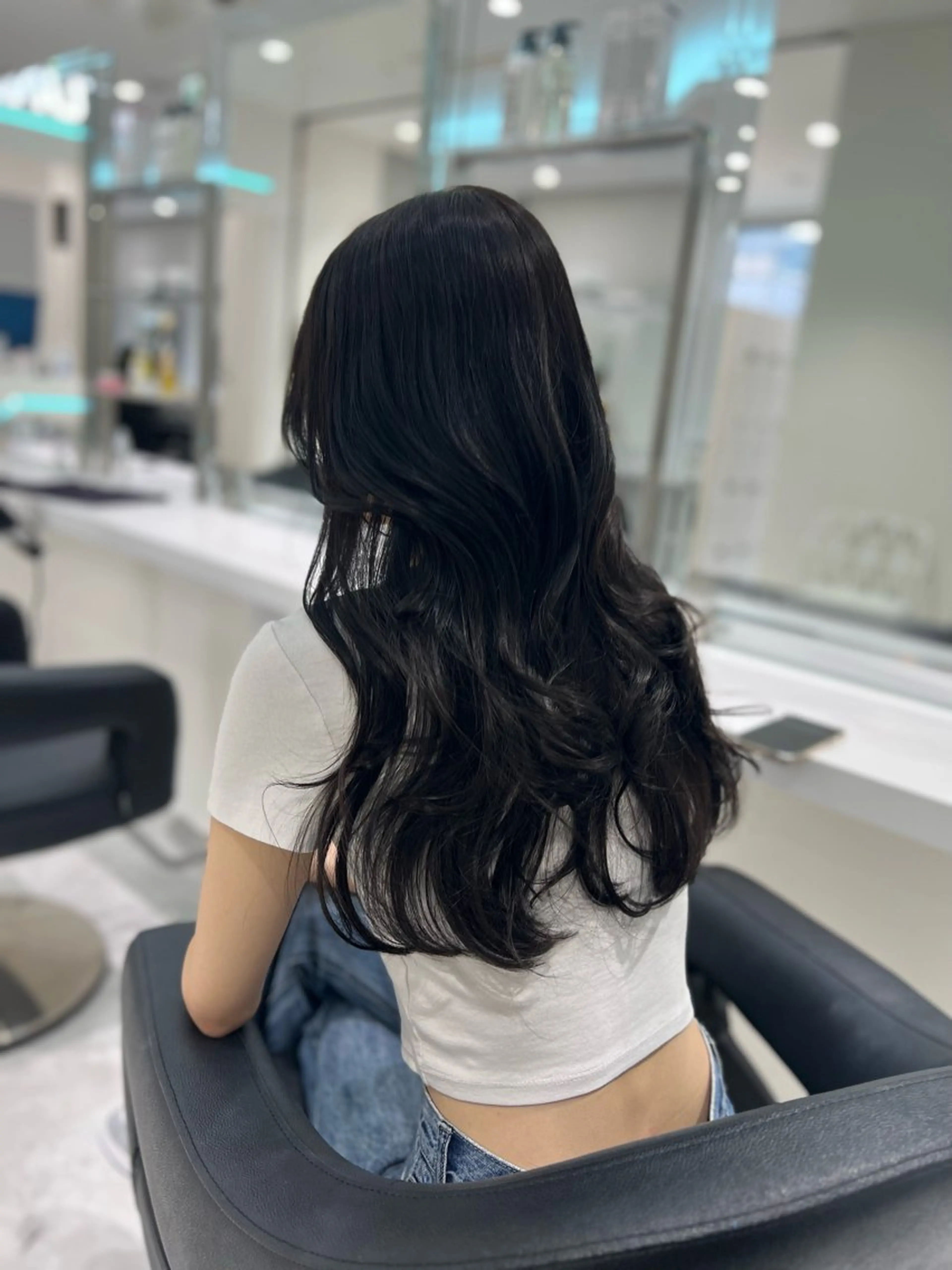 ロング カット ヘアカラー トリートメント ヘアセット まつパ/ケア ブリーチ/sEnAのヘアスタイル