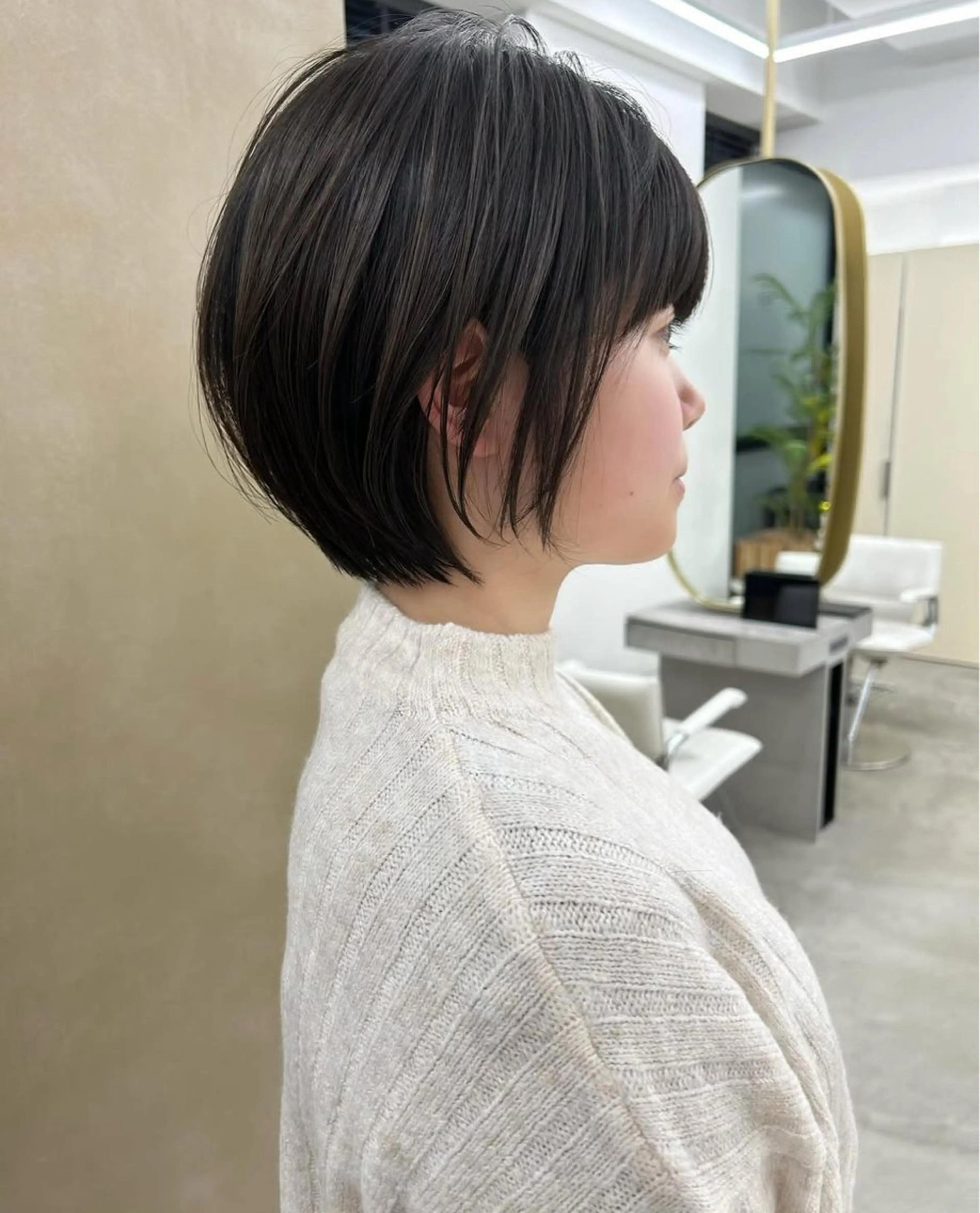 ショート 🐈‍⬛JUMI /透明感カラー/🩶のヘアスタイル