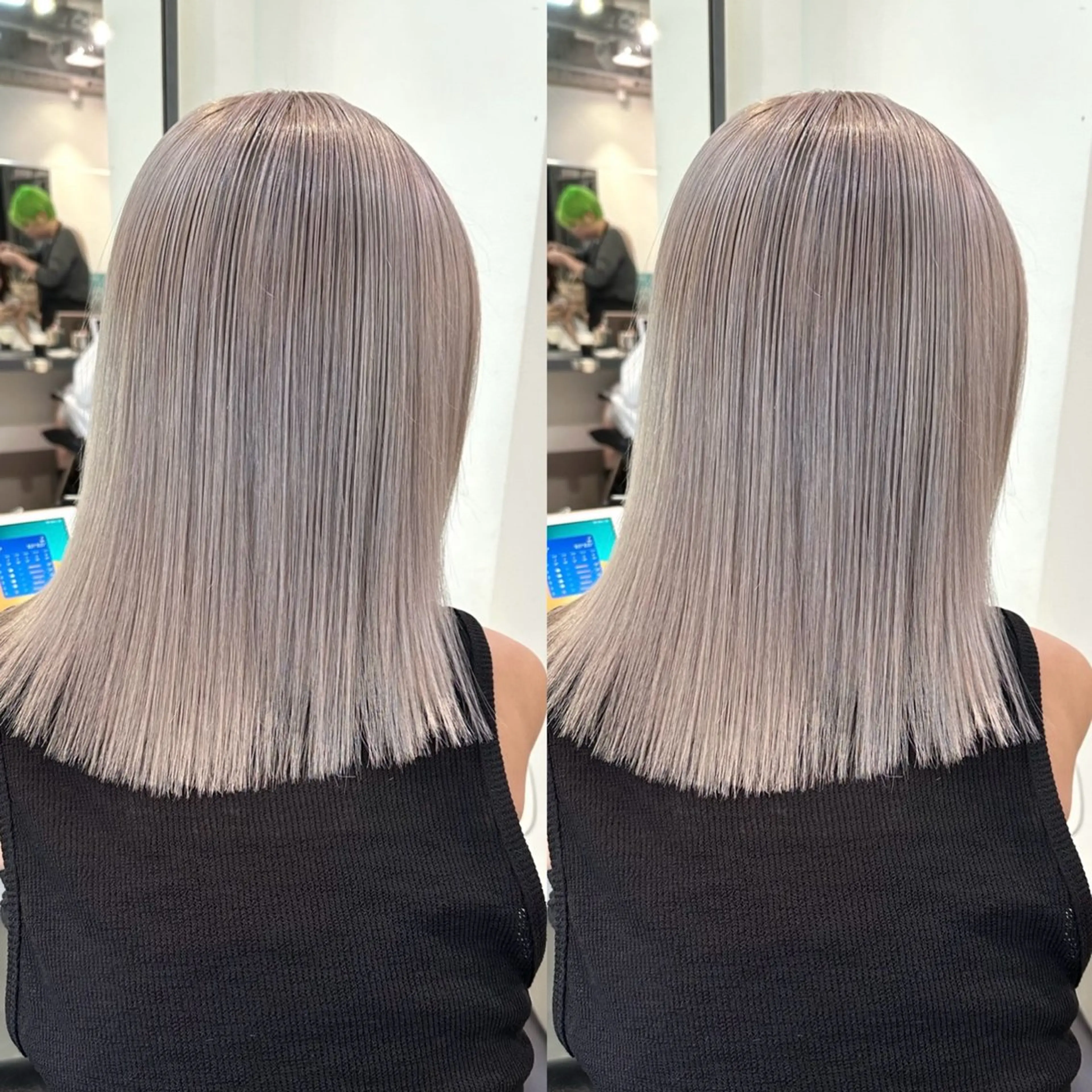 ミディアム カラー SALOWIN新宿三丁目EAST6F所属・糸川 伸樹のヘアスタイル