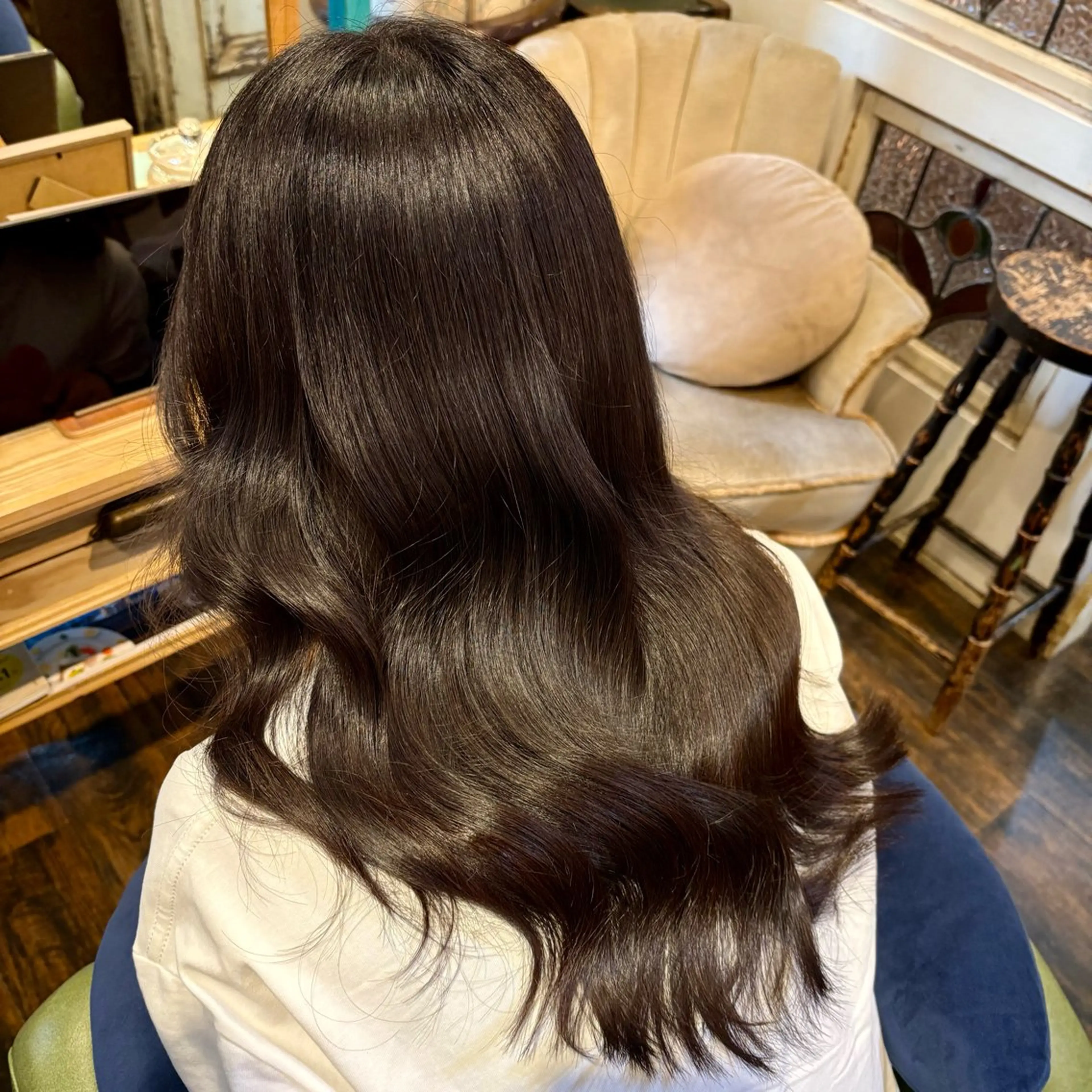 ロング 髪質改善 ロング 縮毛矯正 飯田 実歩(じっぽ)のヘアスタイル