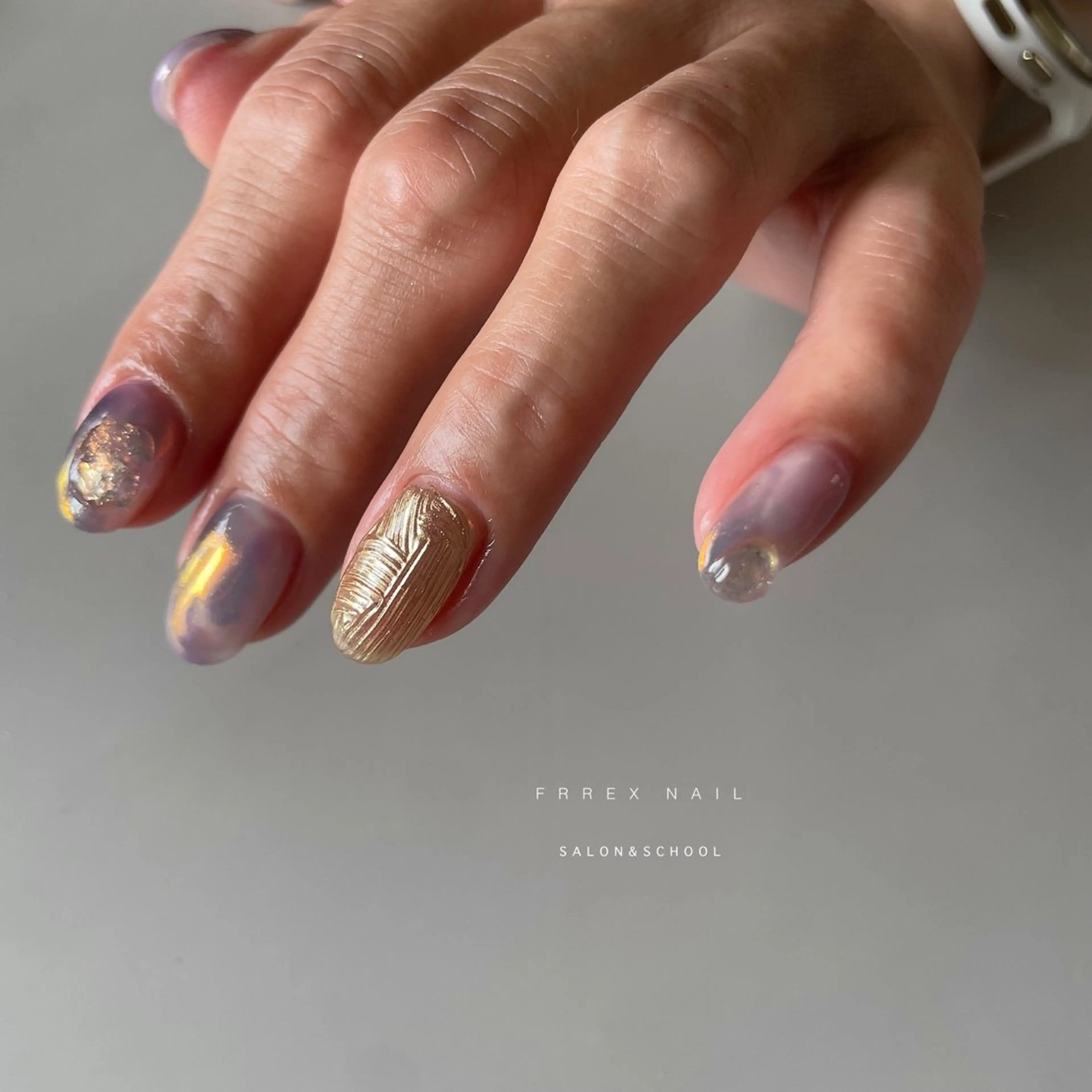 ネイル ハンドネイル ハンドケア freex nail /ニュアンス/個性派のネイルデザイン