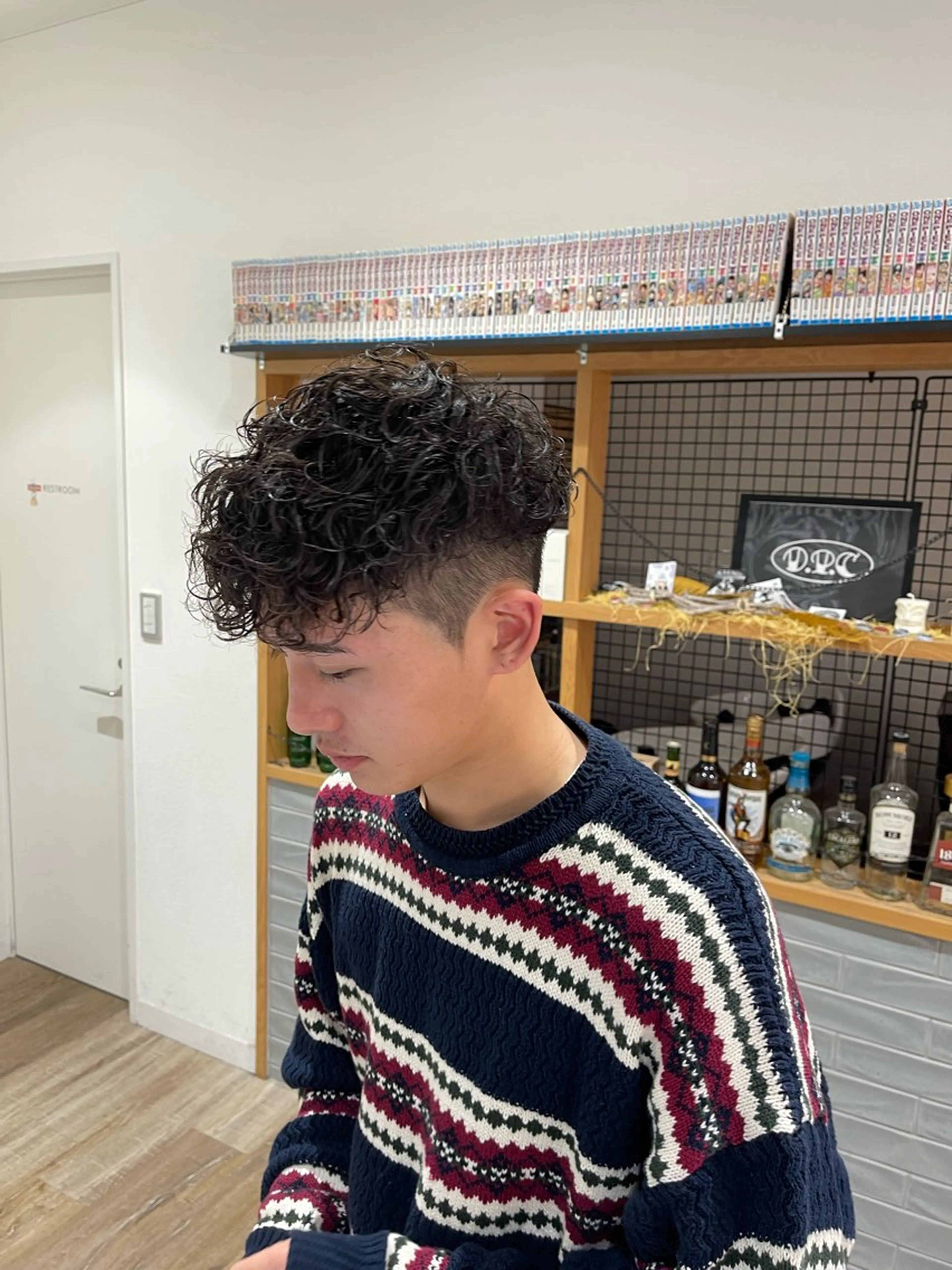 パーマ メンズ メンズパーマ 北原寿樹のヘアスタイル