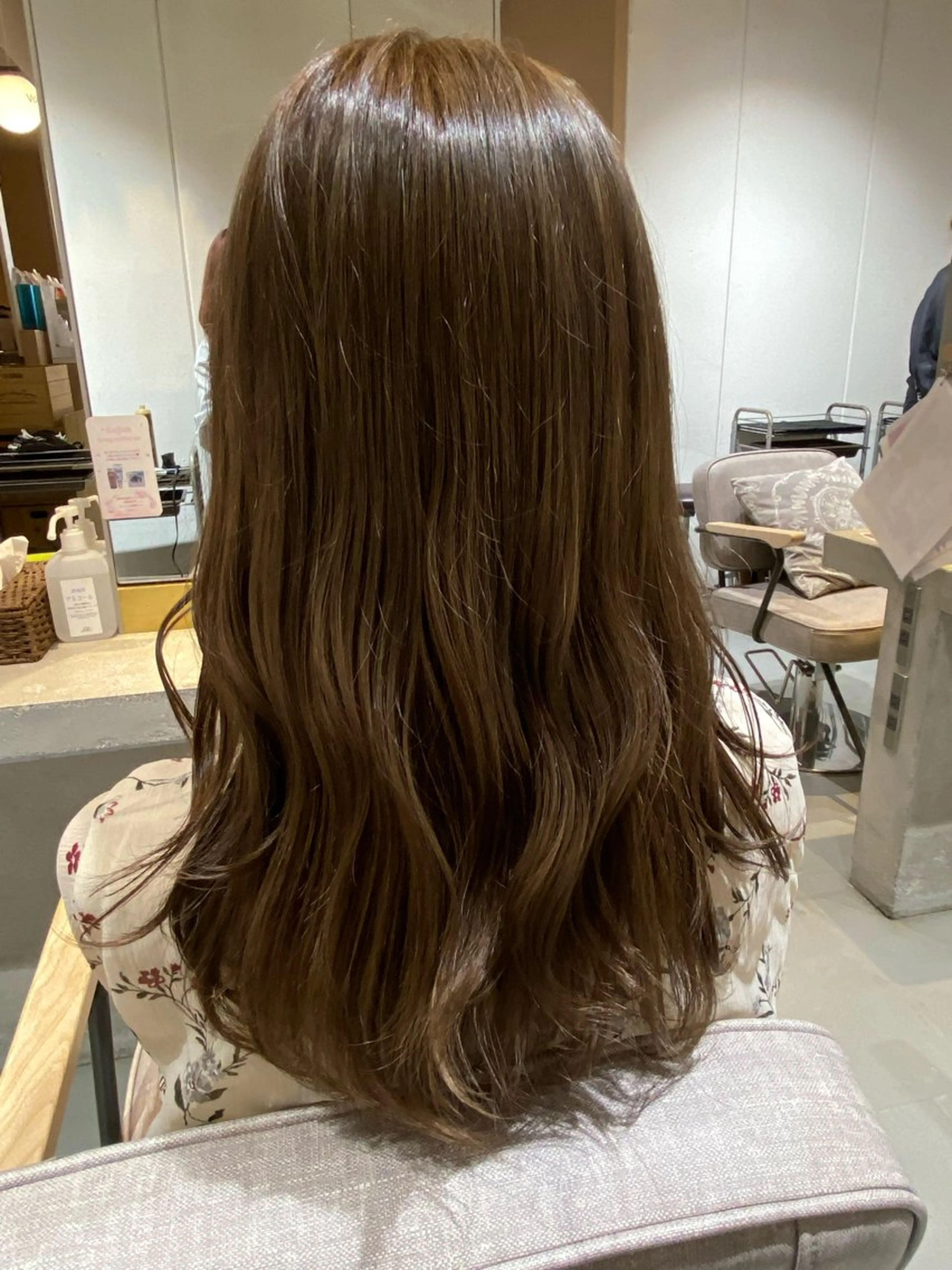 ロング カラー ブラウンカラー Fizelle福島 Honokaのヘアスタイル