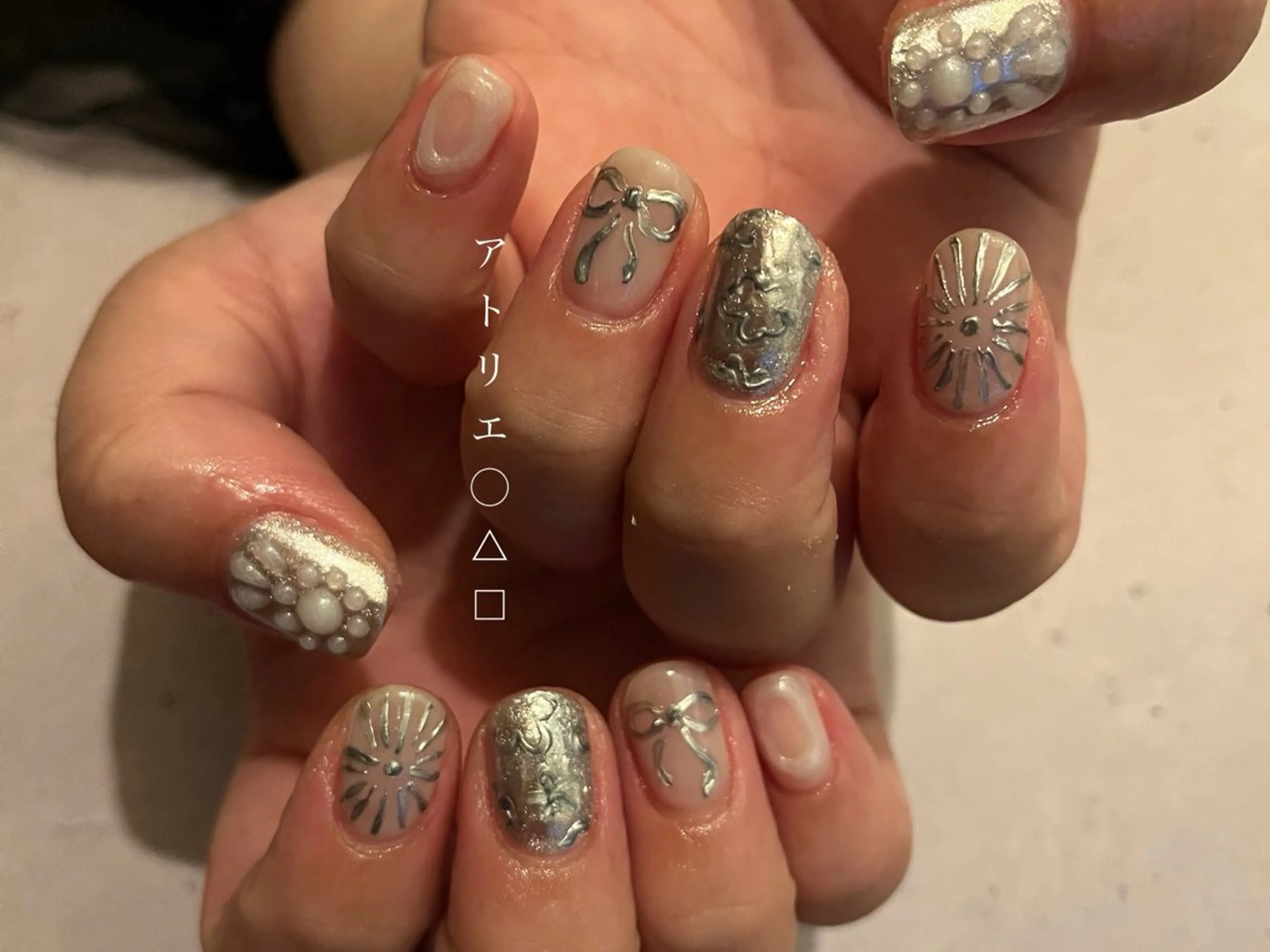 ネイル ハンドネイル アトリエ ○△□のネイルデザイン