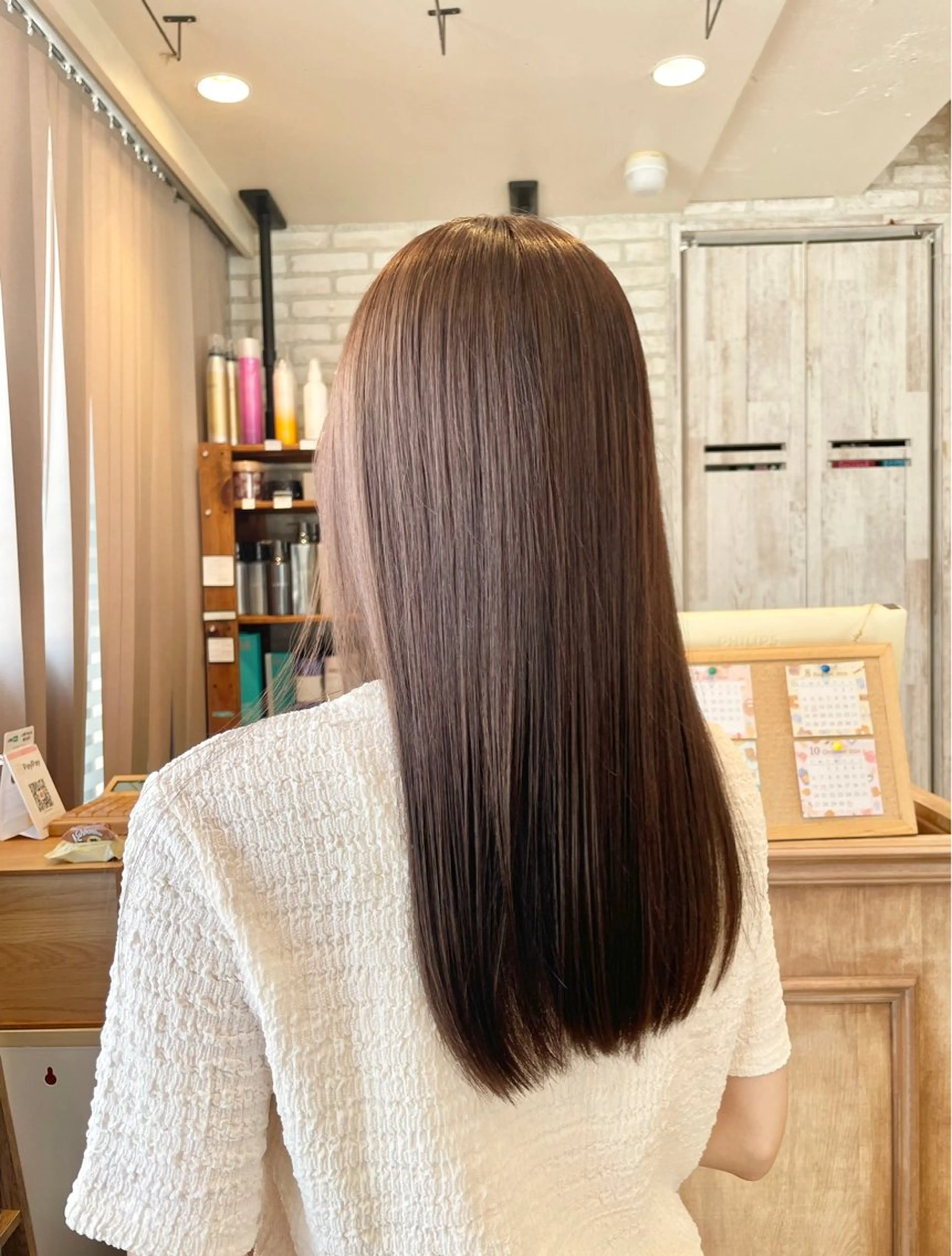 ロング カラー ブリーチ 透明感カラー ブリーチなしカラー ✨横須賀髪質改善✨️ 加藤 百音のヘアスタイル