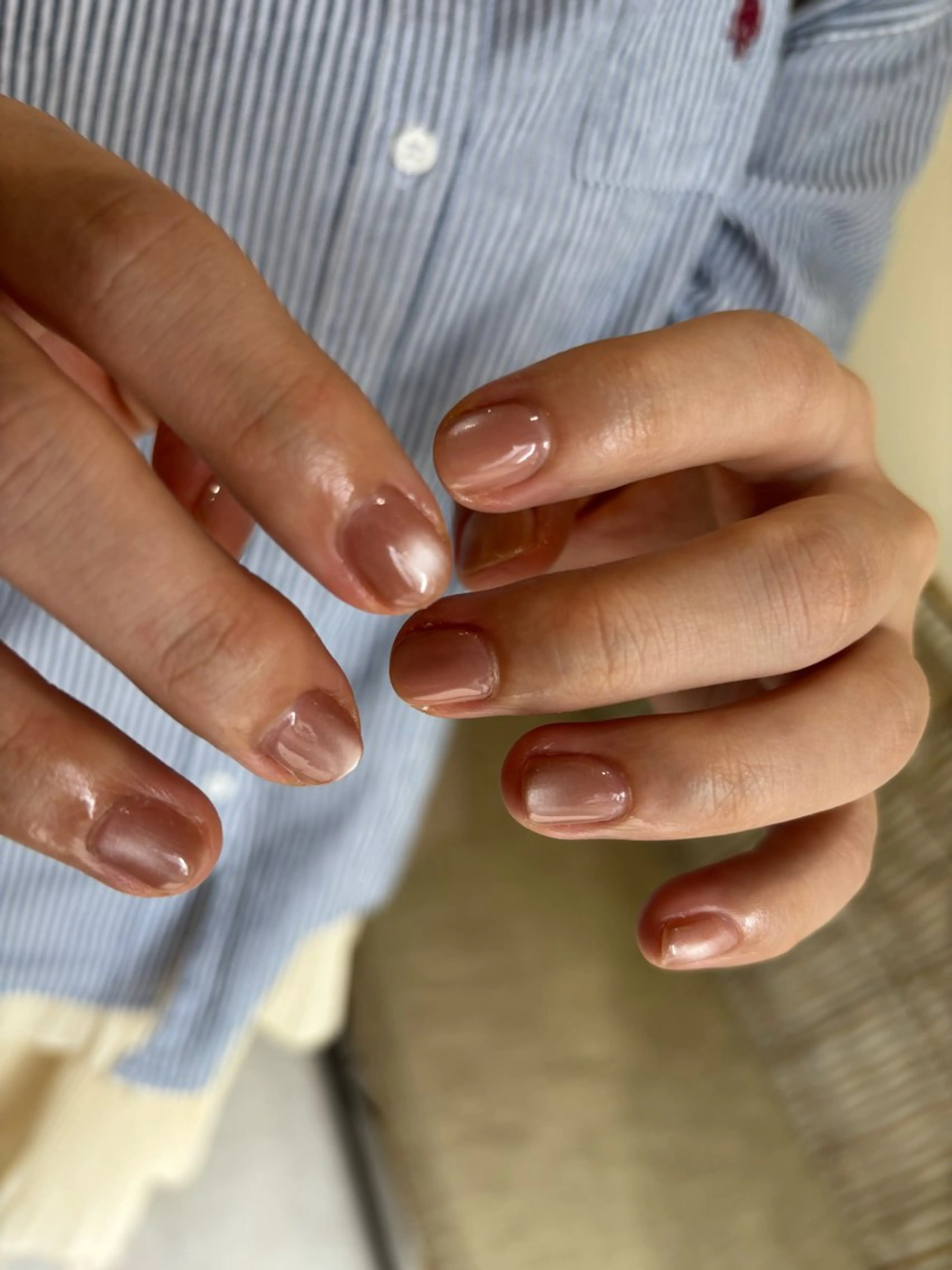 ネイル 氷ネイル・うるうるネイル マグネットネイル ハンドネイル THREE nail 長谷川のネイルデザイン